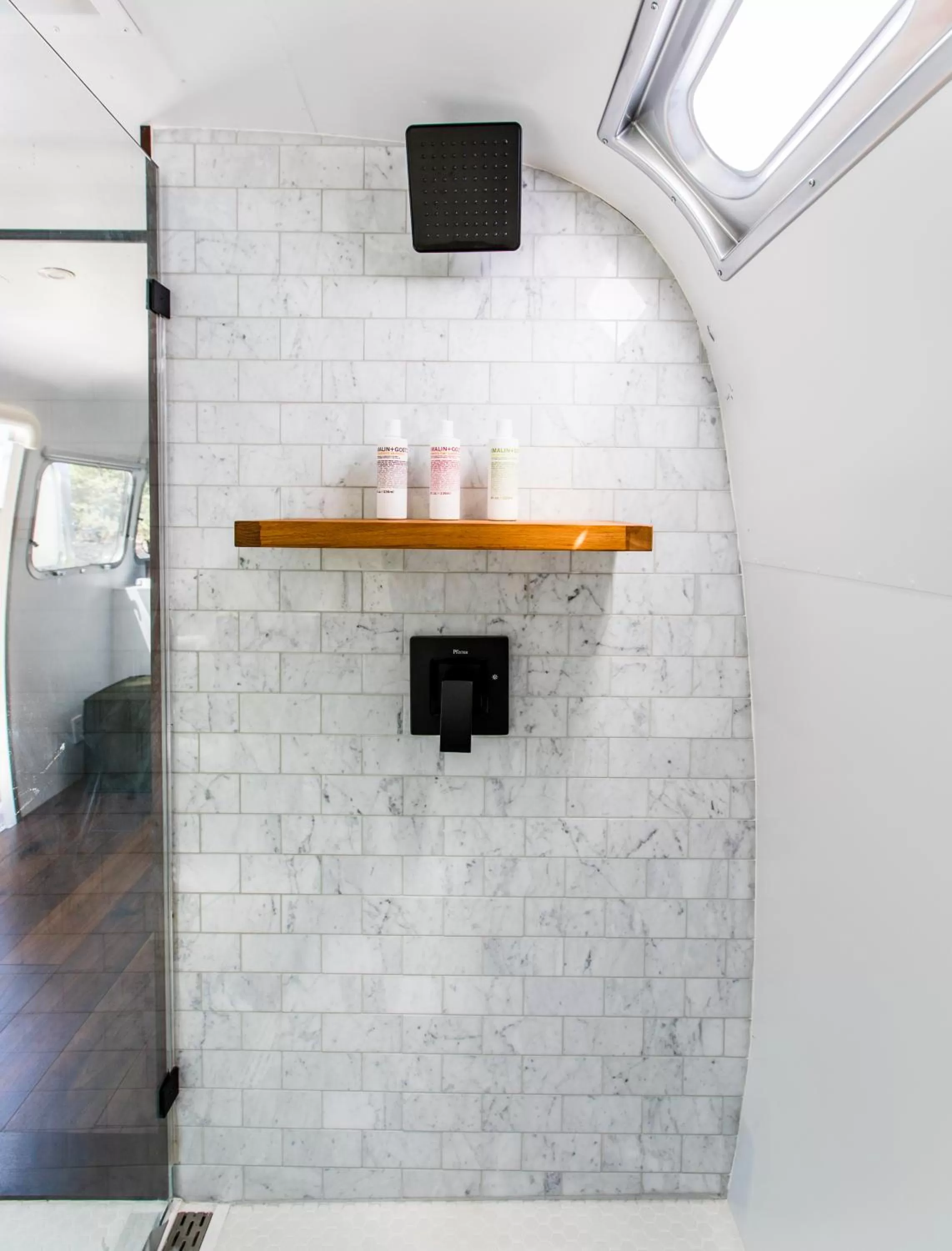 Bathroom in AutoCamp Yosemite