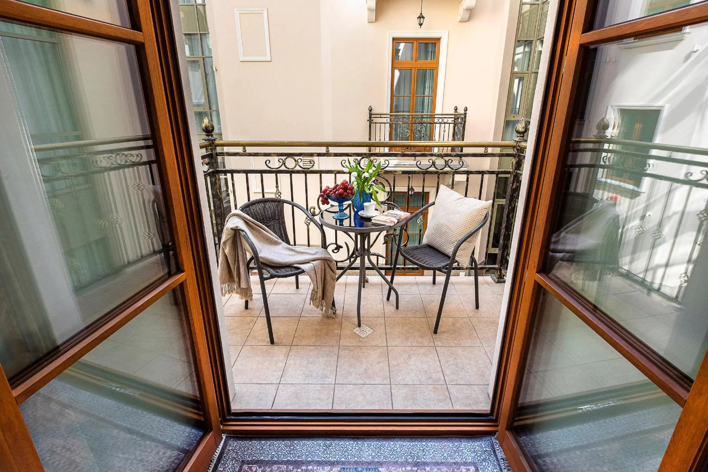 Balcony/Terrace in Ventus Rosa Boutique Aparthotel