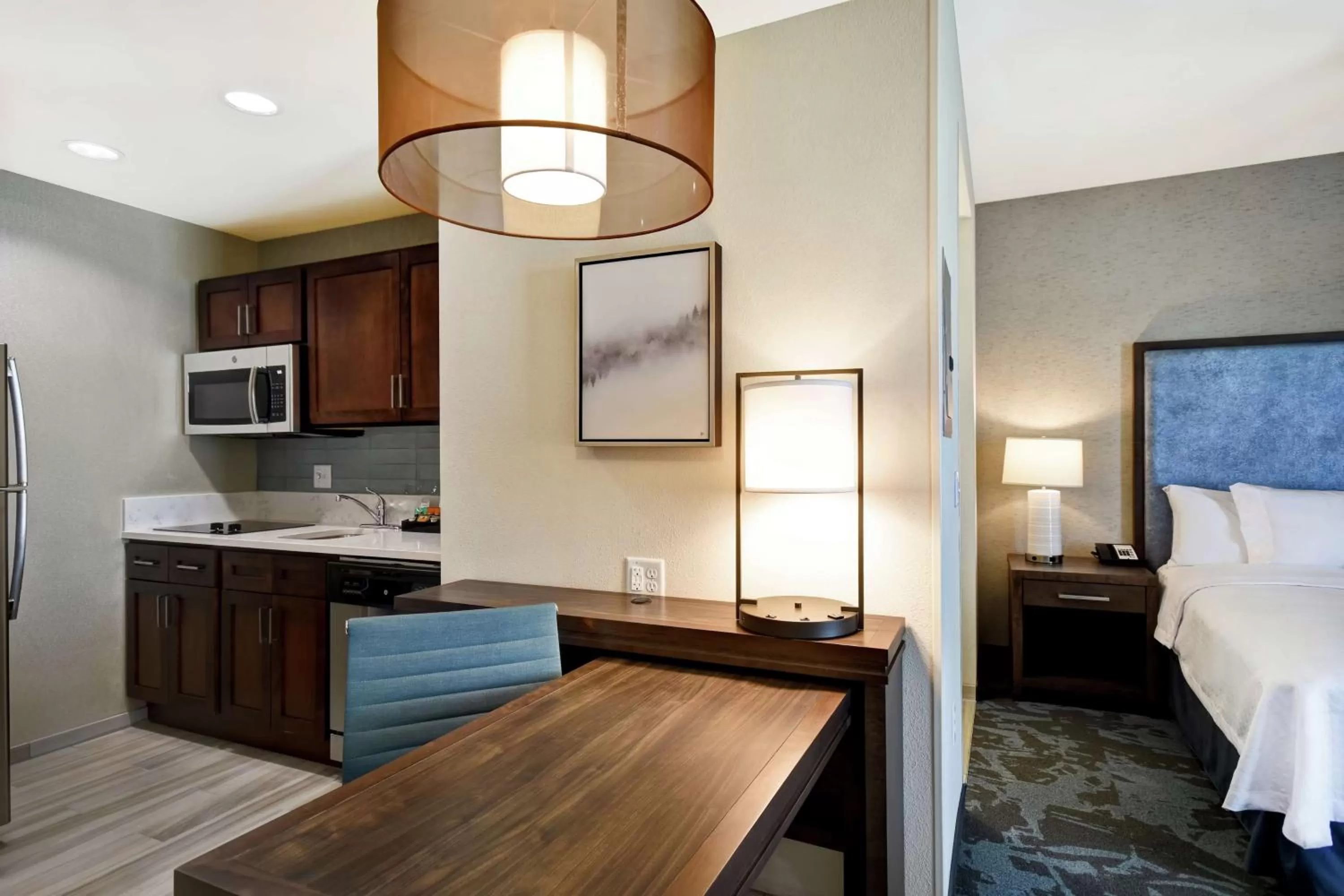 Bedroom, Bed in Homewood Suites By Hilton Salt Lake City Airport