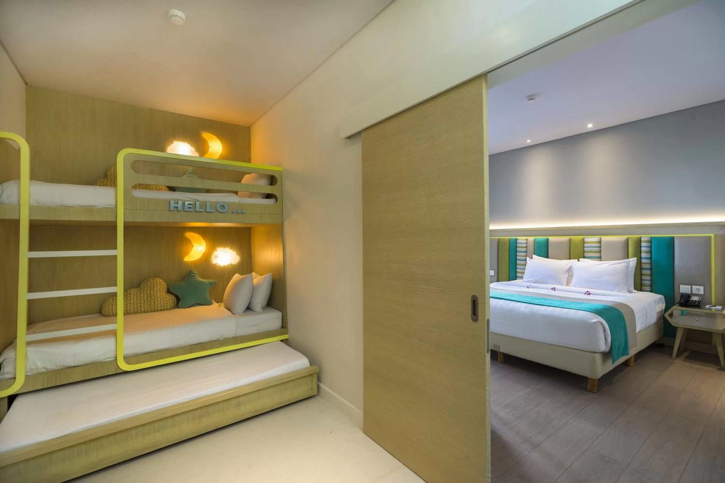 Bedroom, Bunk Bed in Grand Mirage Resort & Thalasso Bali