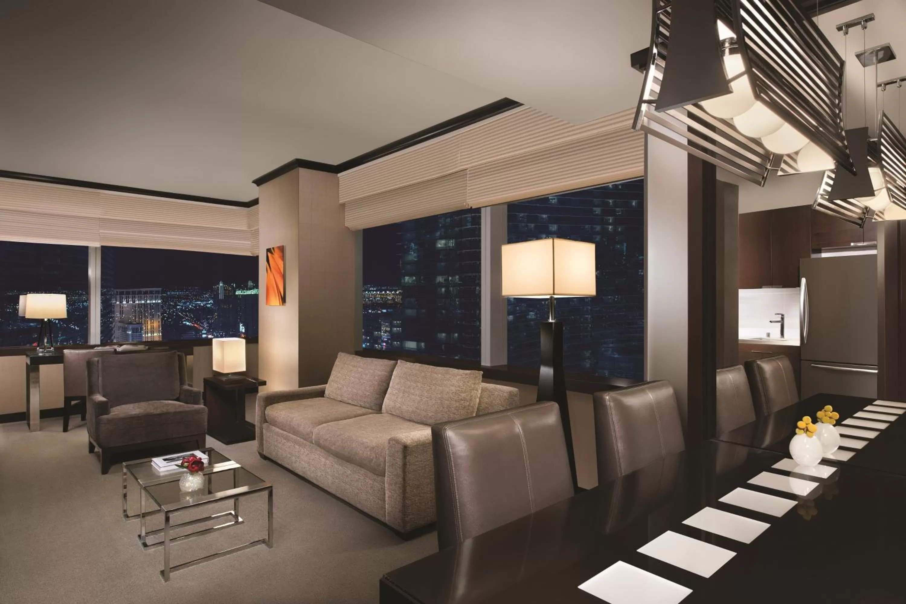 Living room in Vdara Hotel & Spa at ARIA Las Vegas