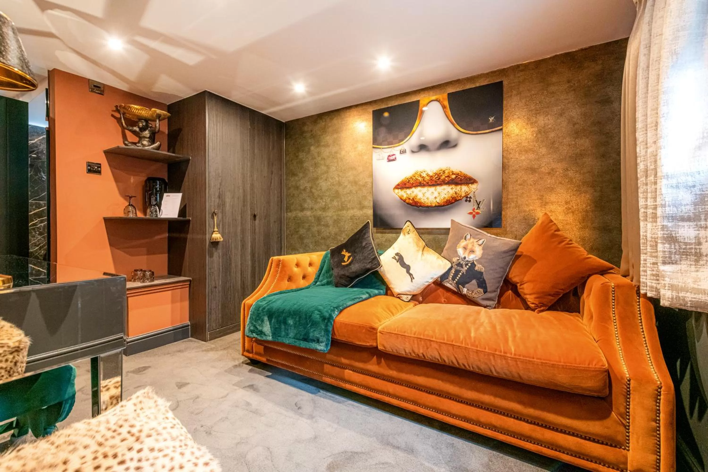 Bed in Funky Monk Hotel