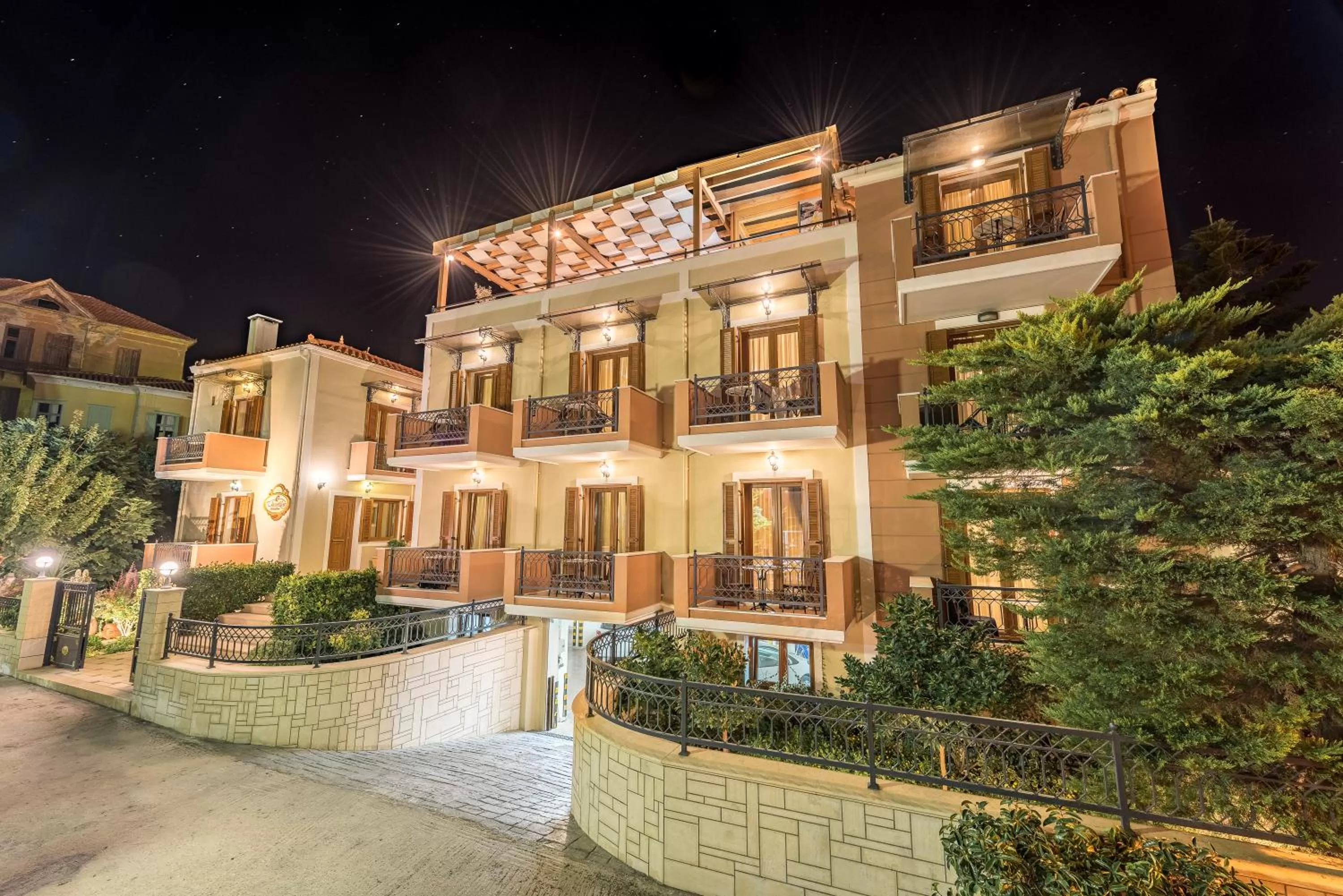 Facade/entrance in Theofilos Paradise Boutique Hotel