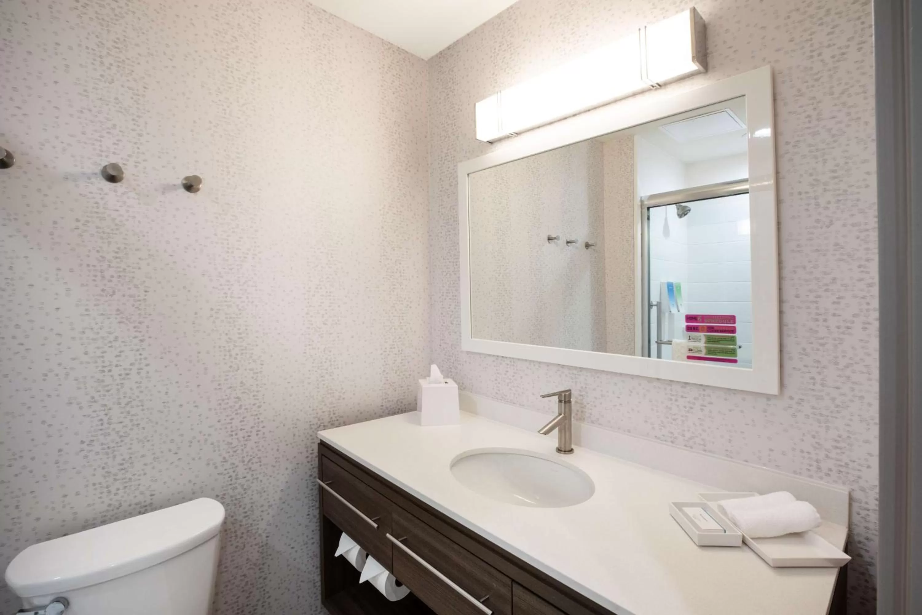 Bathroom in Home2 Suites by Hilton Houston Bush Intercontinental Airport Iah Beltway 8