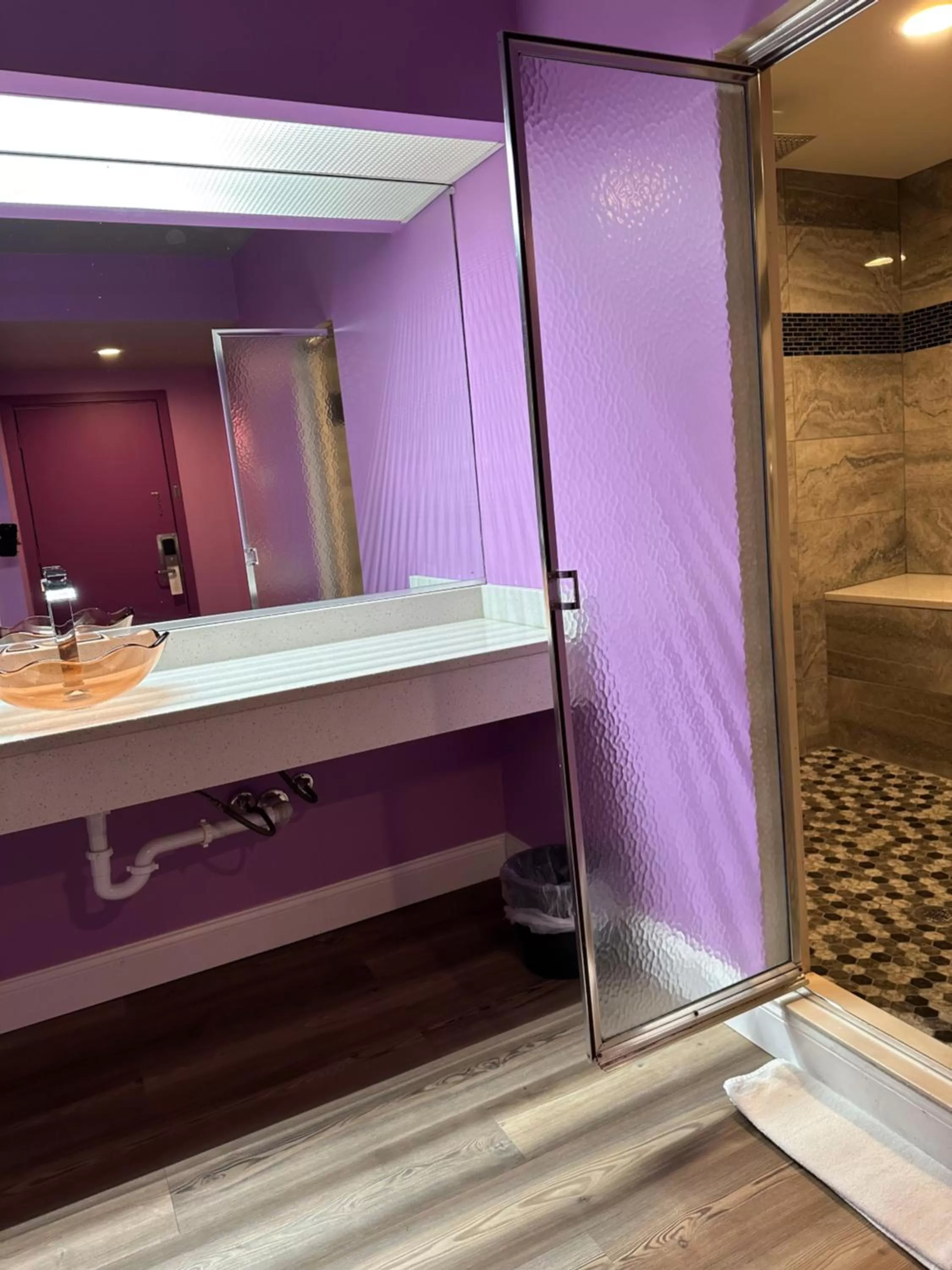 Shower in Inn of the Dove - Romantic Luxury Suites with Jacuzzi & Seasonal Fireplace at Harrisburg-Hershey-Philadelphia, PA