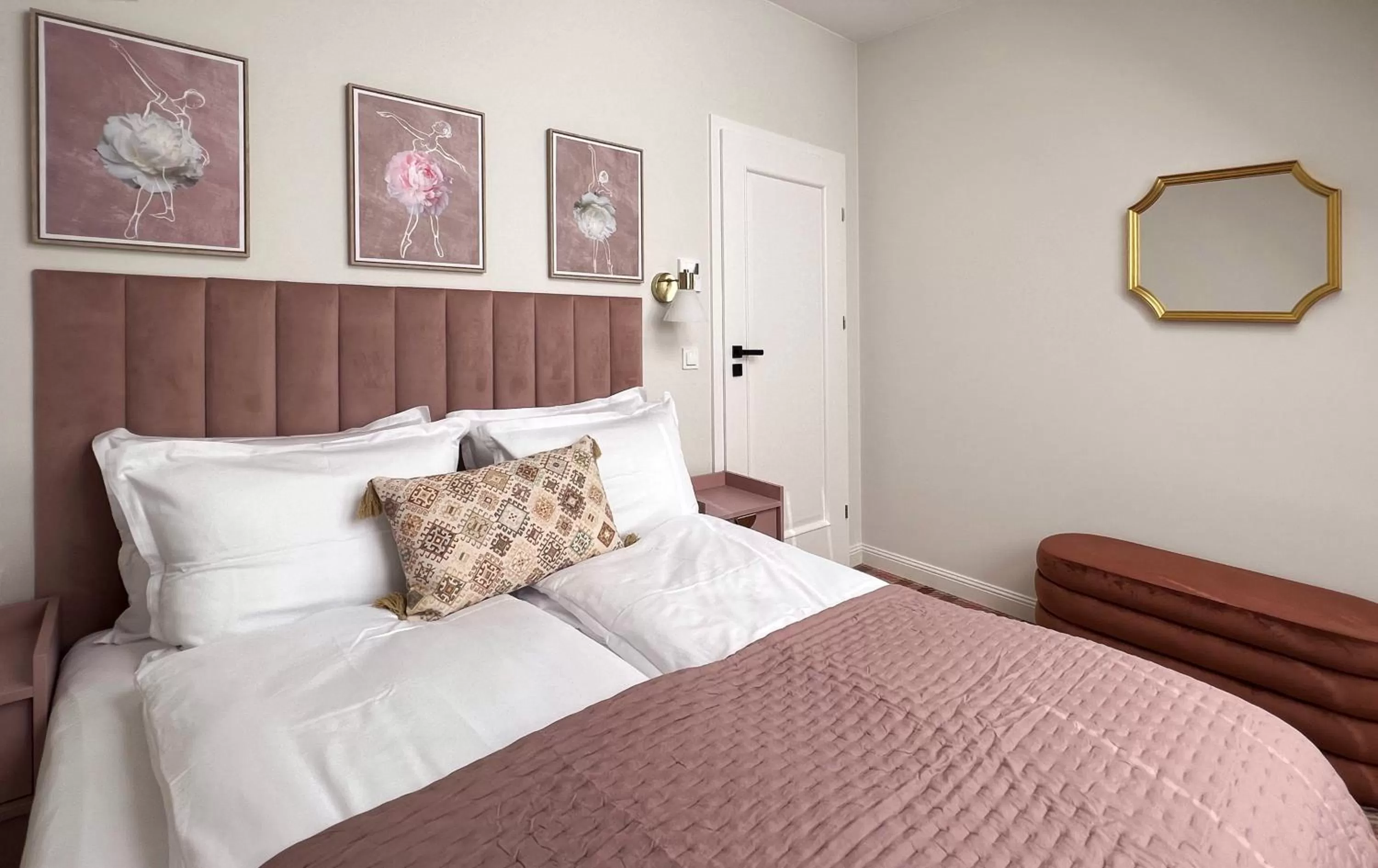 Bed in Kurkowa Apartments