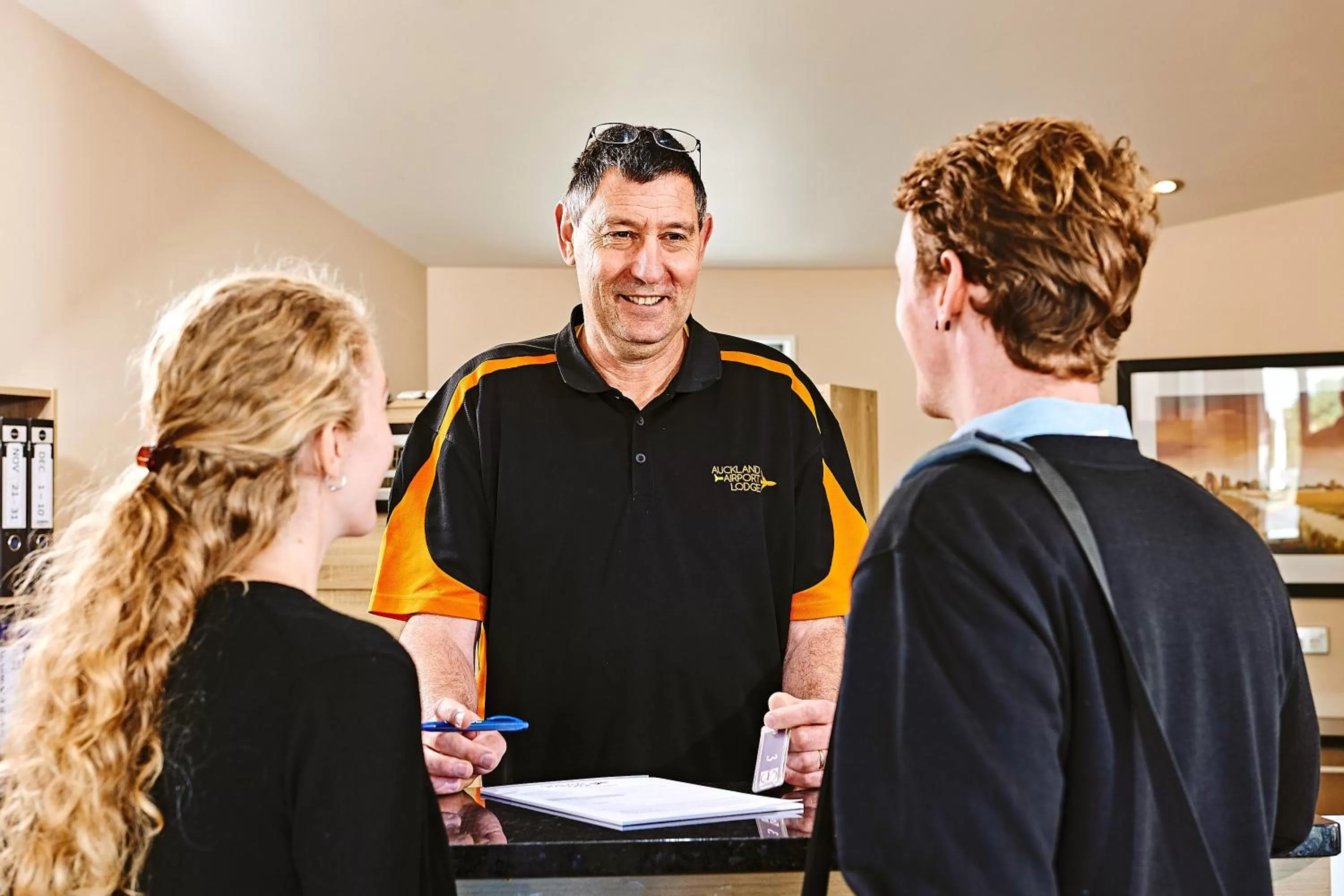 Staff in Auckland Airport Lodge