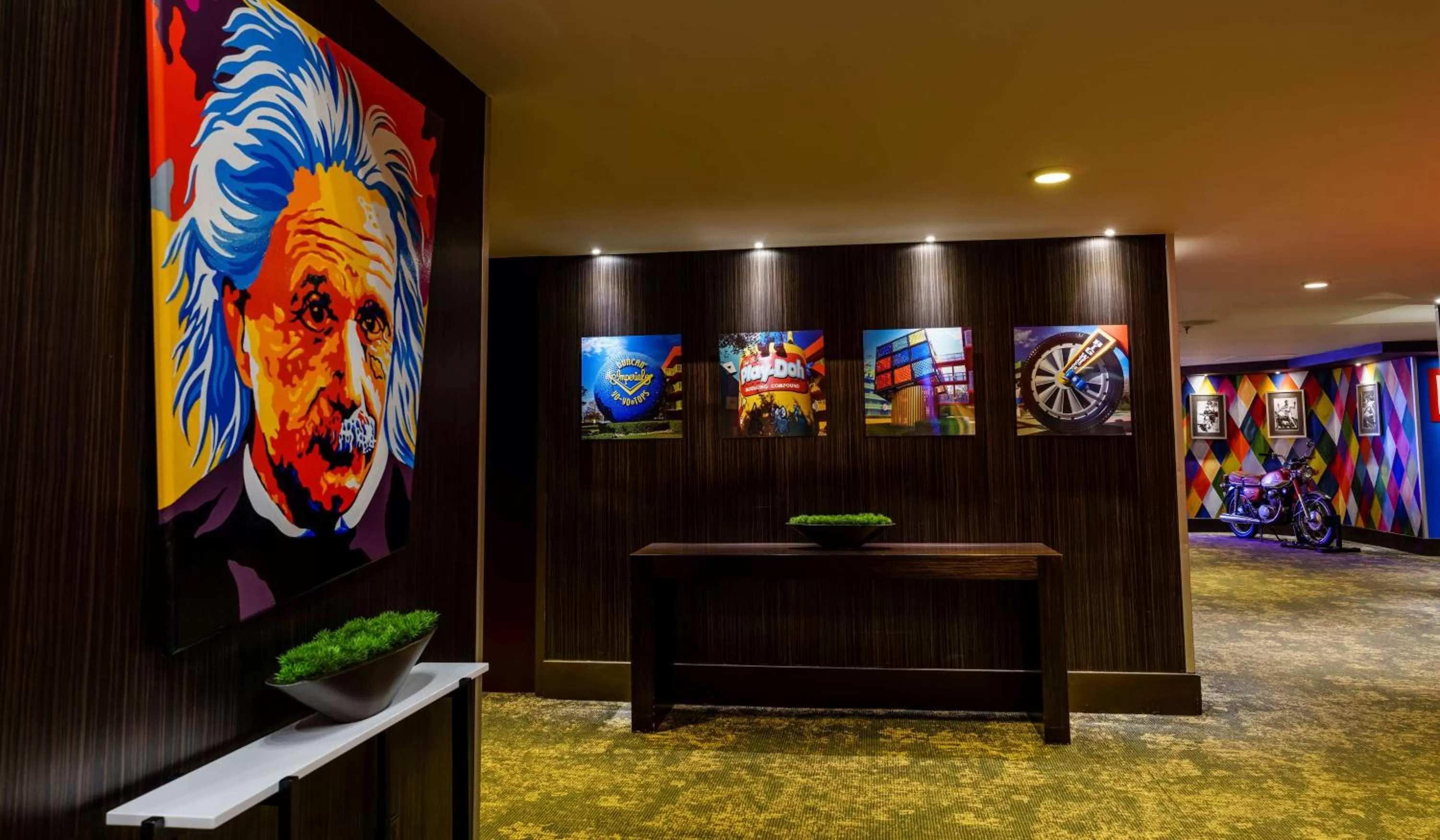 Decorative detail in The Verve Boston Natick, Tapestry Collection by Hilton