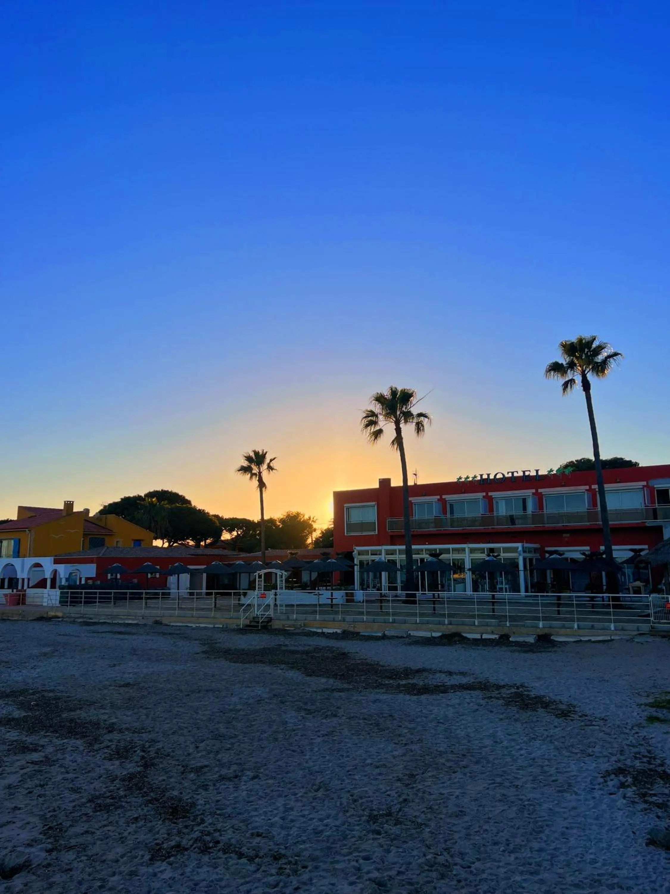 Sunset in Hotel La Potiniere