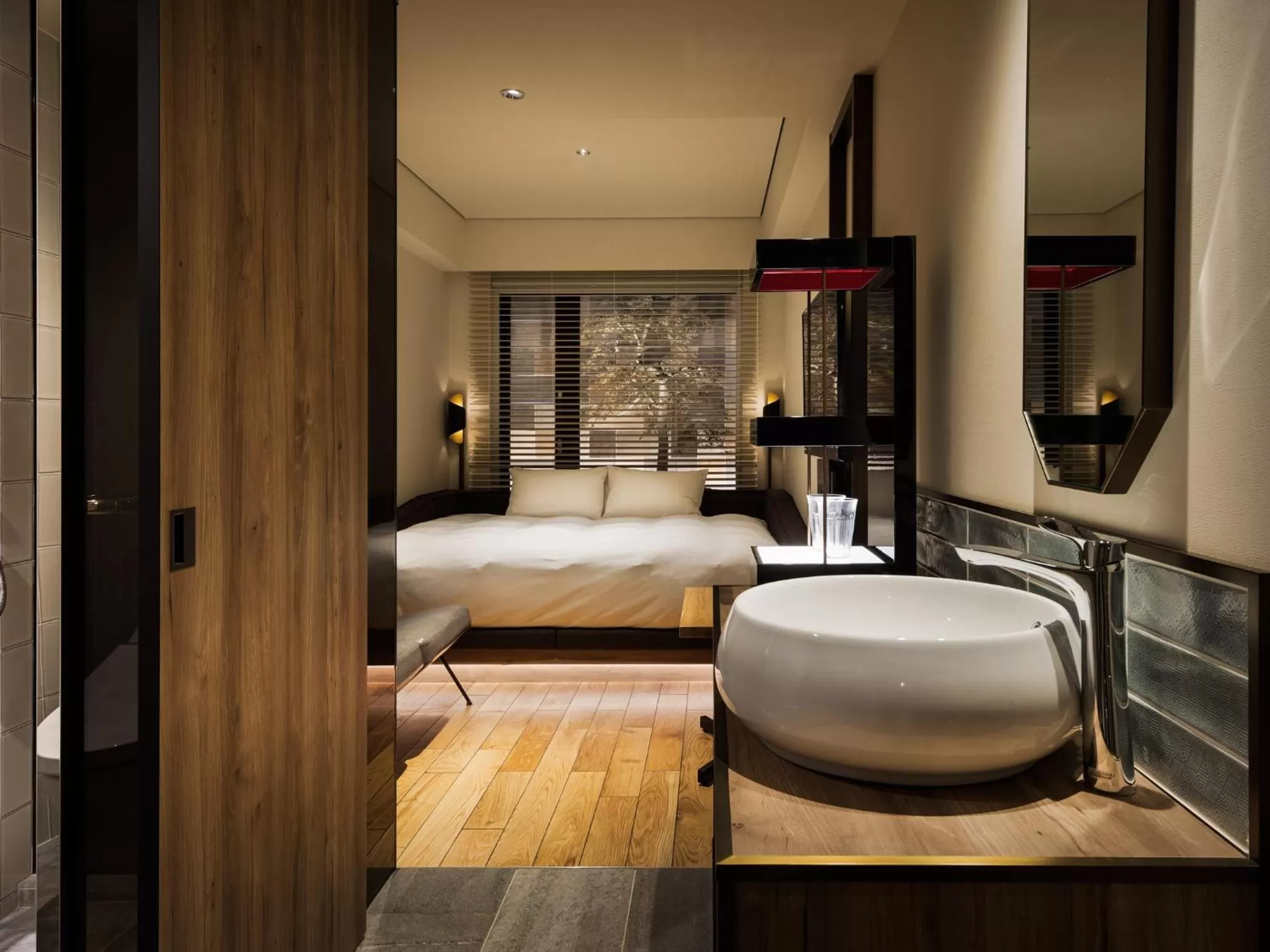 Photo of the whole room, Bed in Kyoto Granbell Hotel