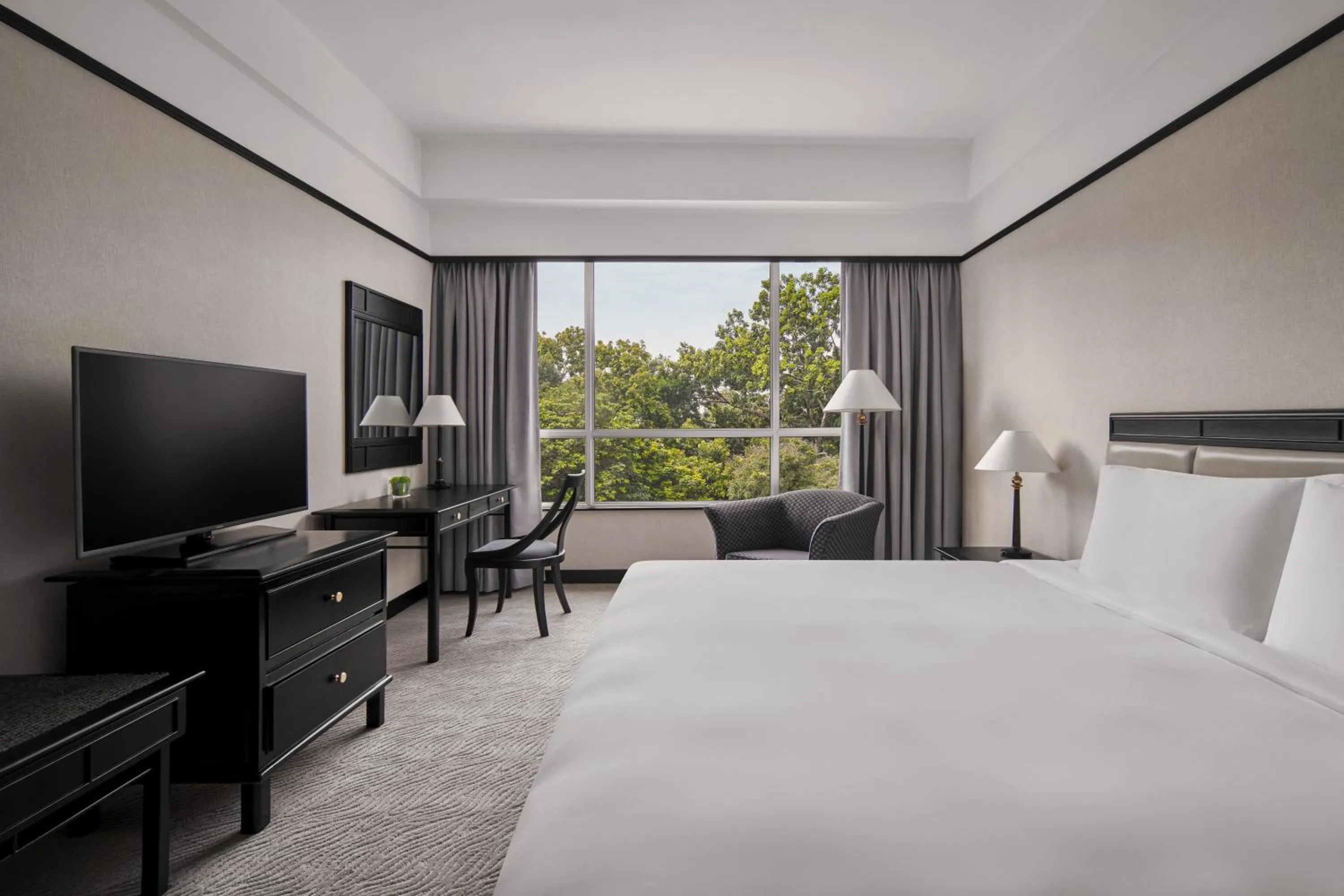 Bed in New World Saigon Hotel