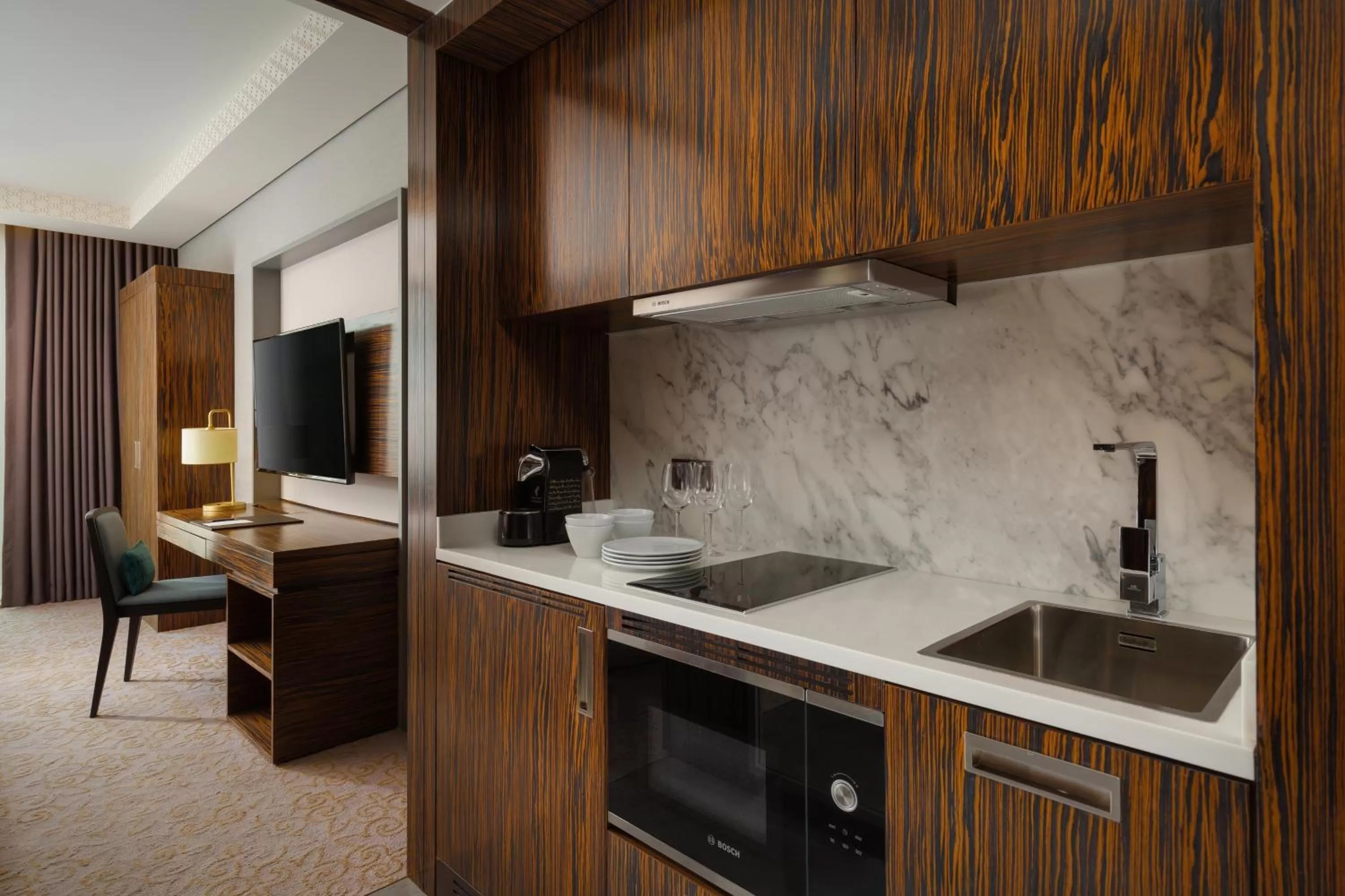 Kitchen or kitchenette in Sheraton Astana Hotel