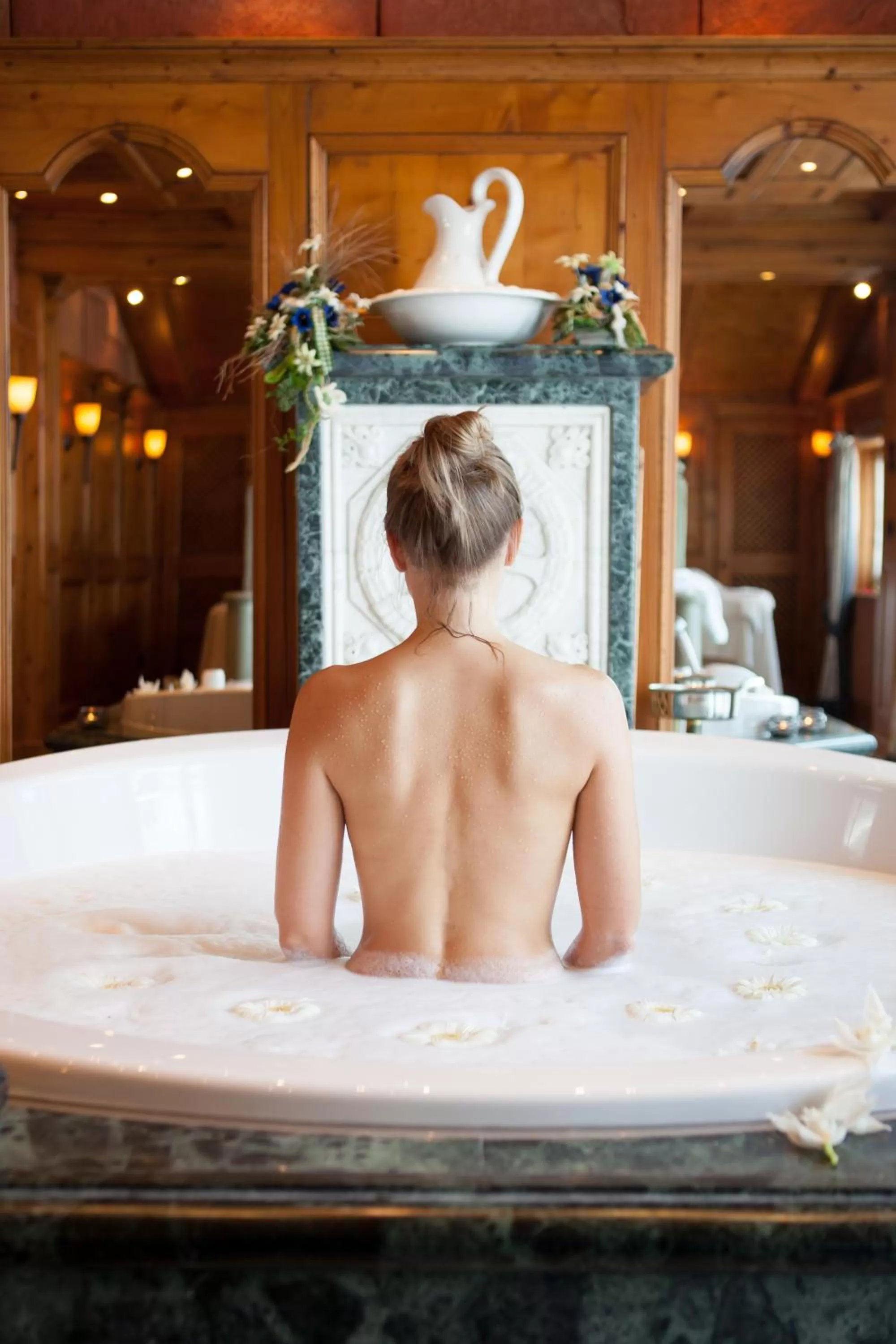 Spa and wellness centre/facilities in Parkhotel Oberstaufen