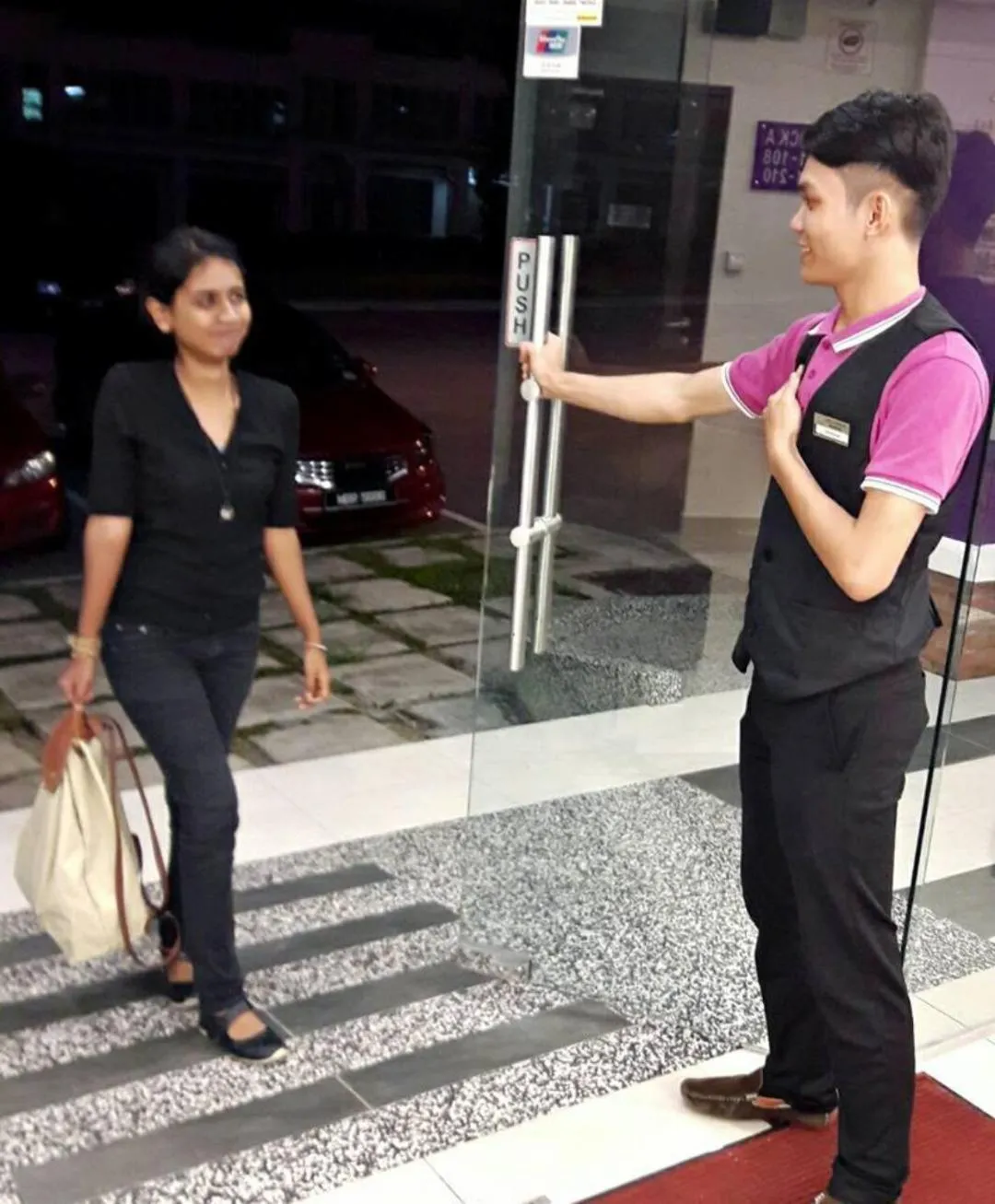 Staff in Hotel Lavender Senawang