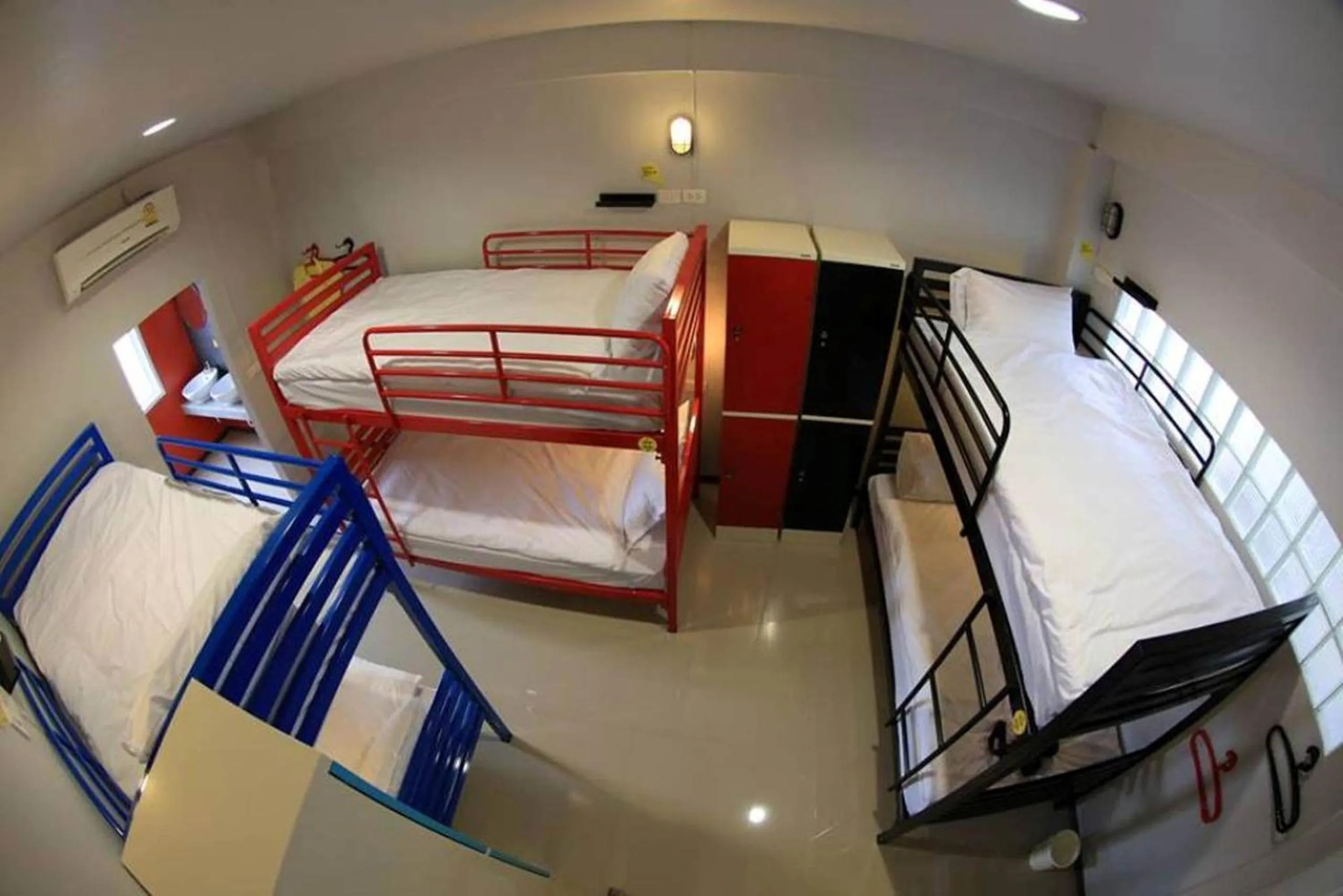 Bed in S1hostel Bangkok