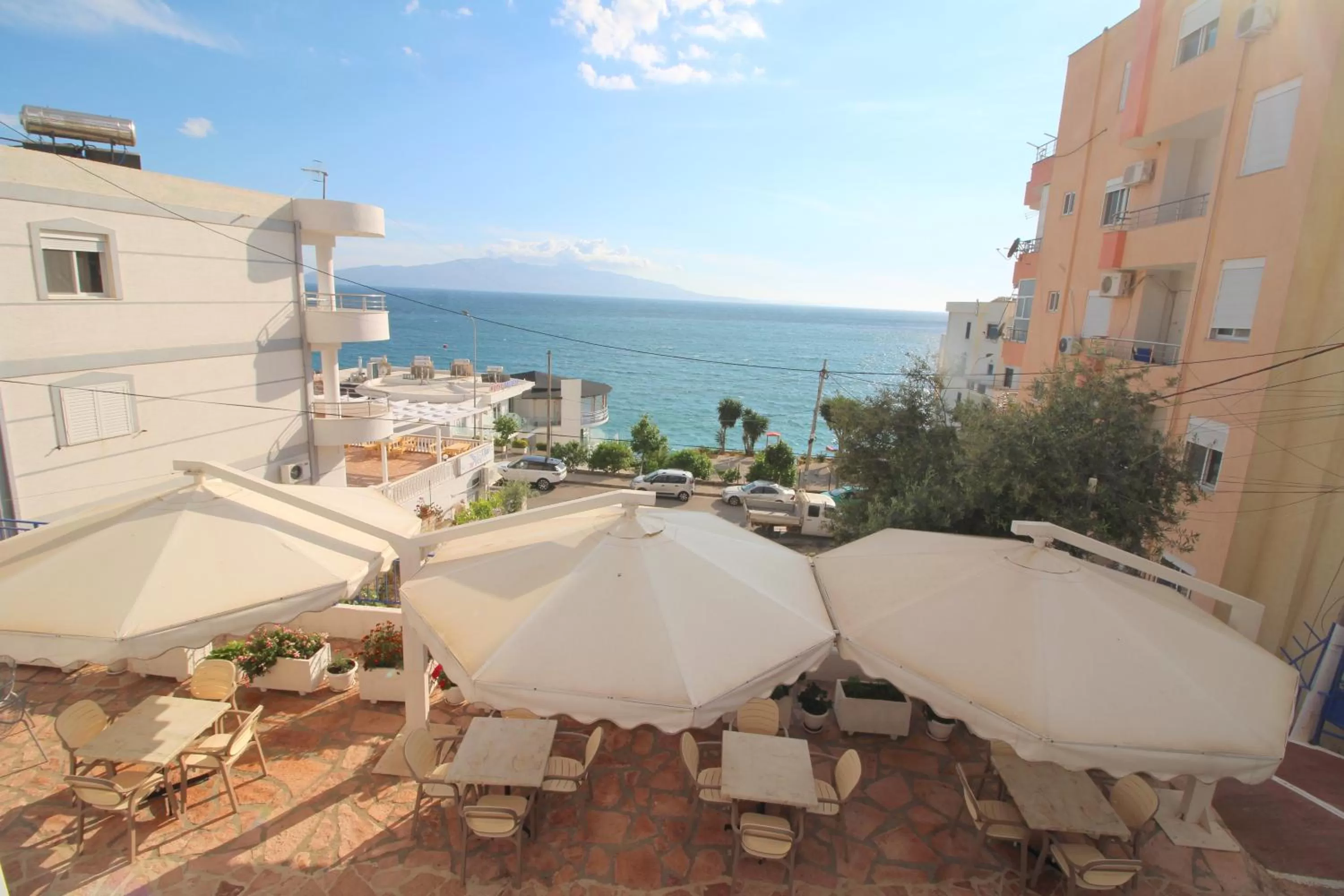 Balcony/Terrace in Murati Suites Sarandë