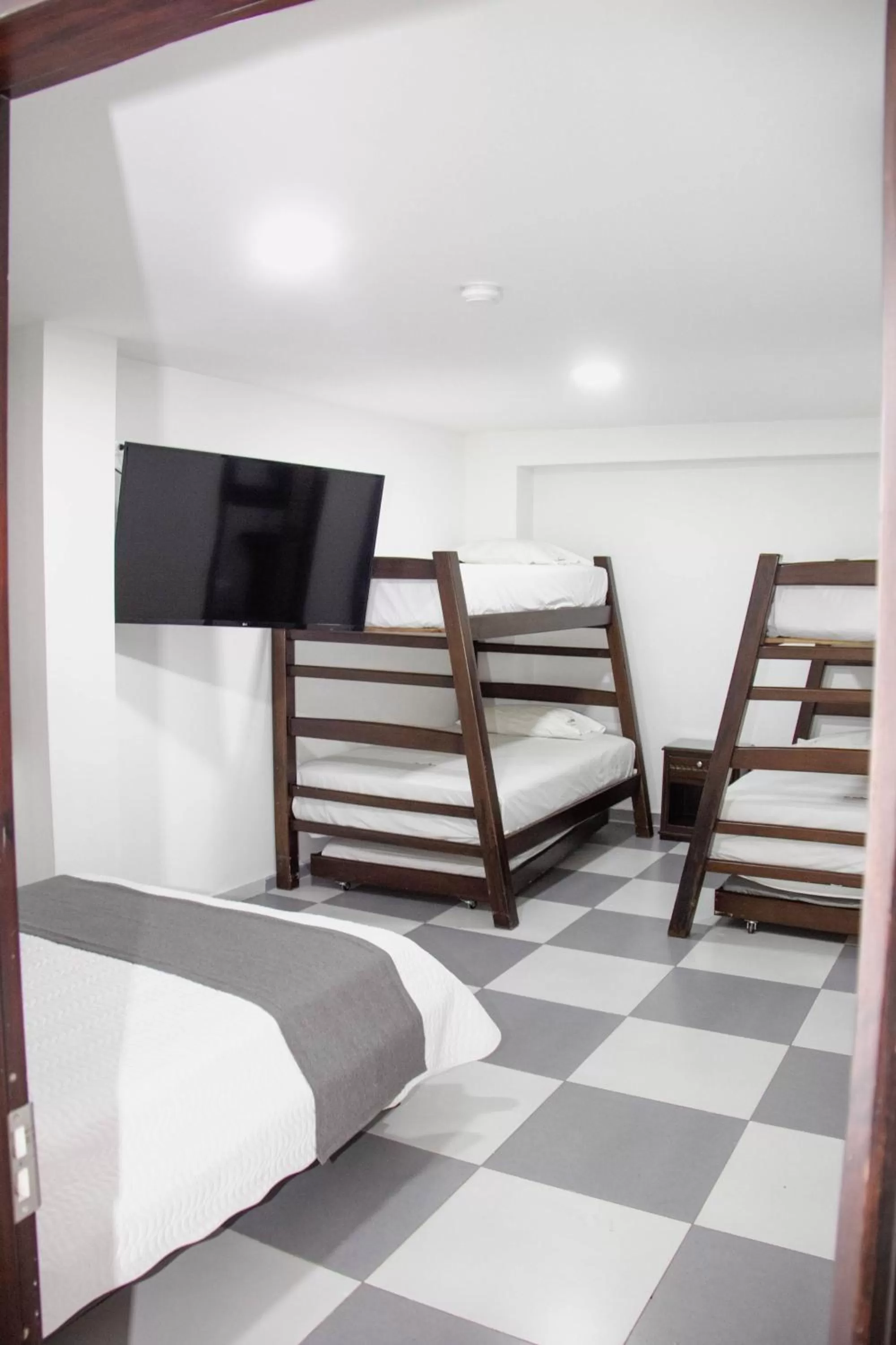 Property building, Bed in Hotel El Olimpo