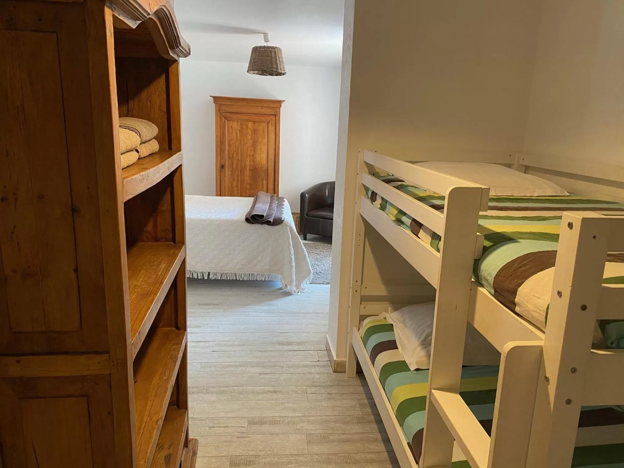 Property building, Bunk Bed in Hôtel Restaurant Le Provençal