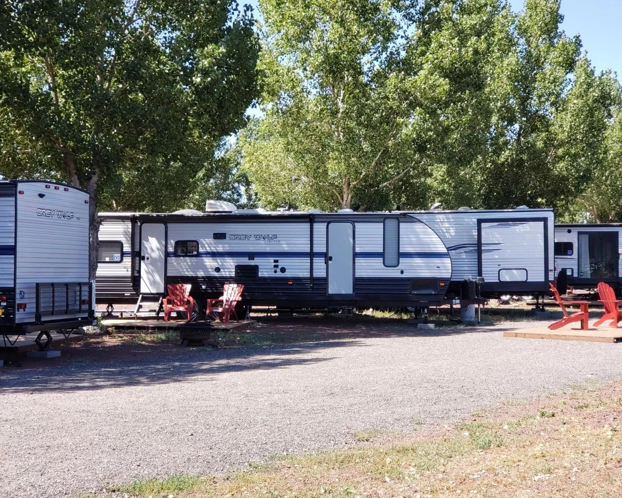 Patio in Grand Canyon RV Glamping