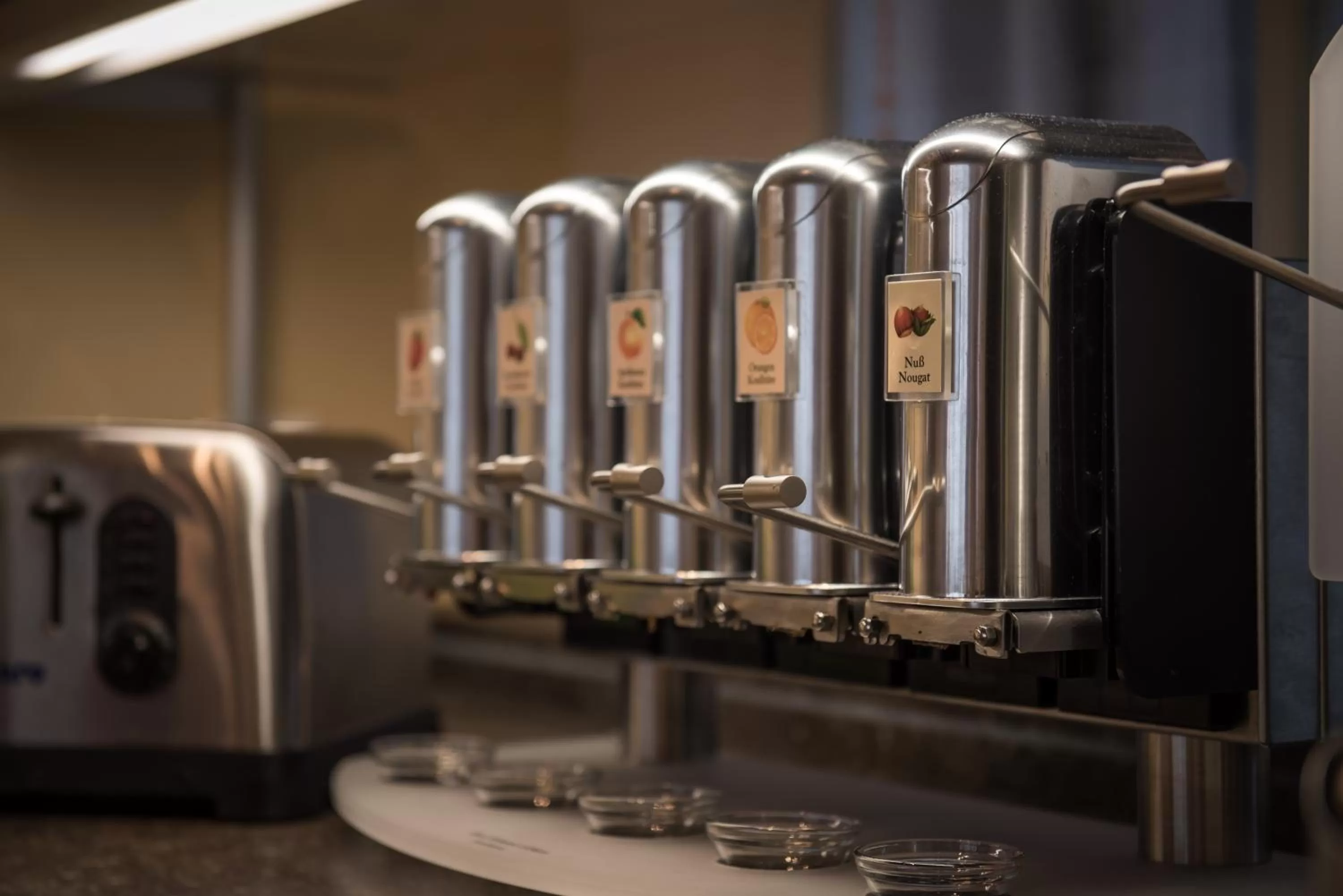 Buffet breakfast in Hotel Derby Interlaken - self check-in