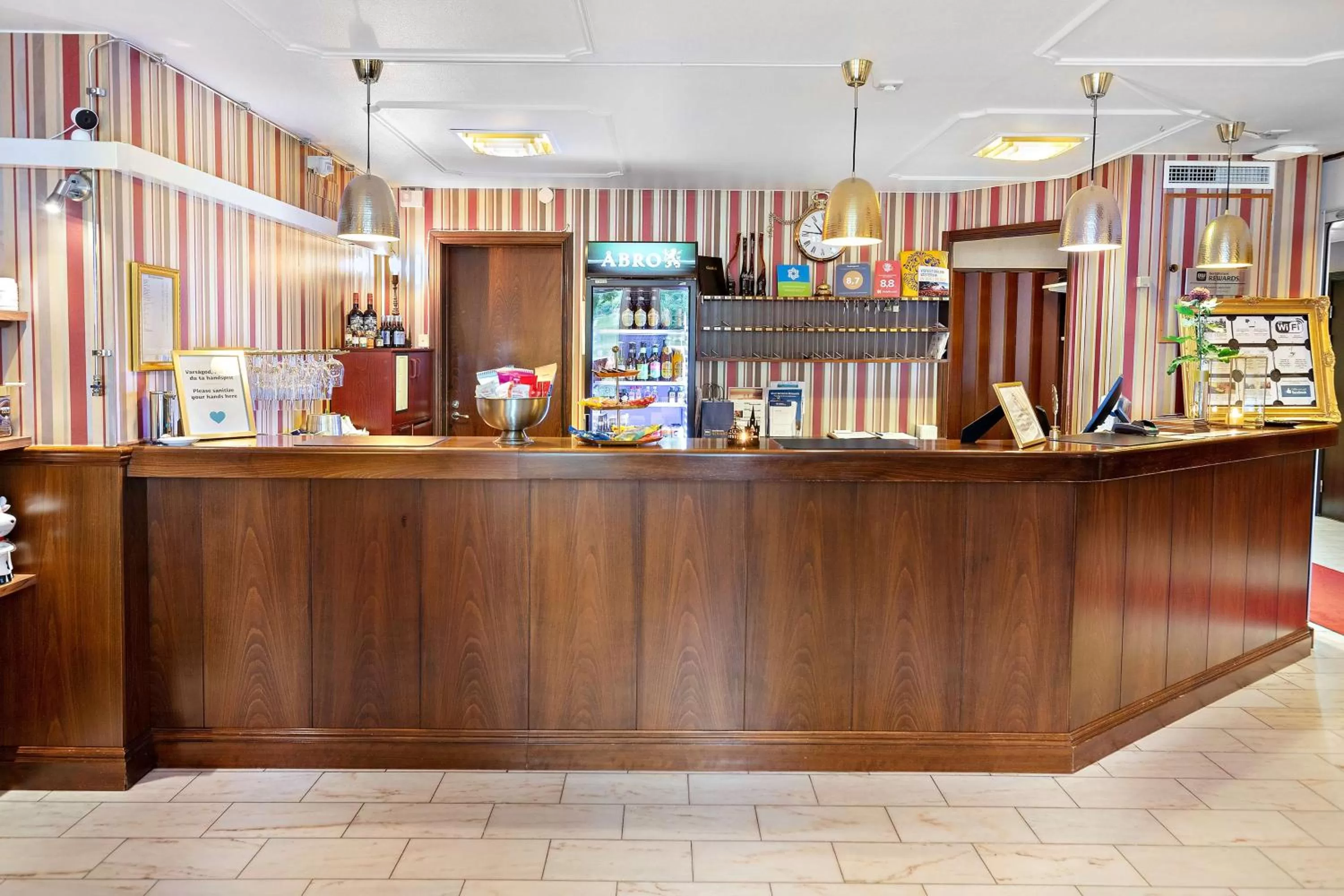 Lobby or reception in Best Western Centralhotellet