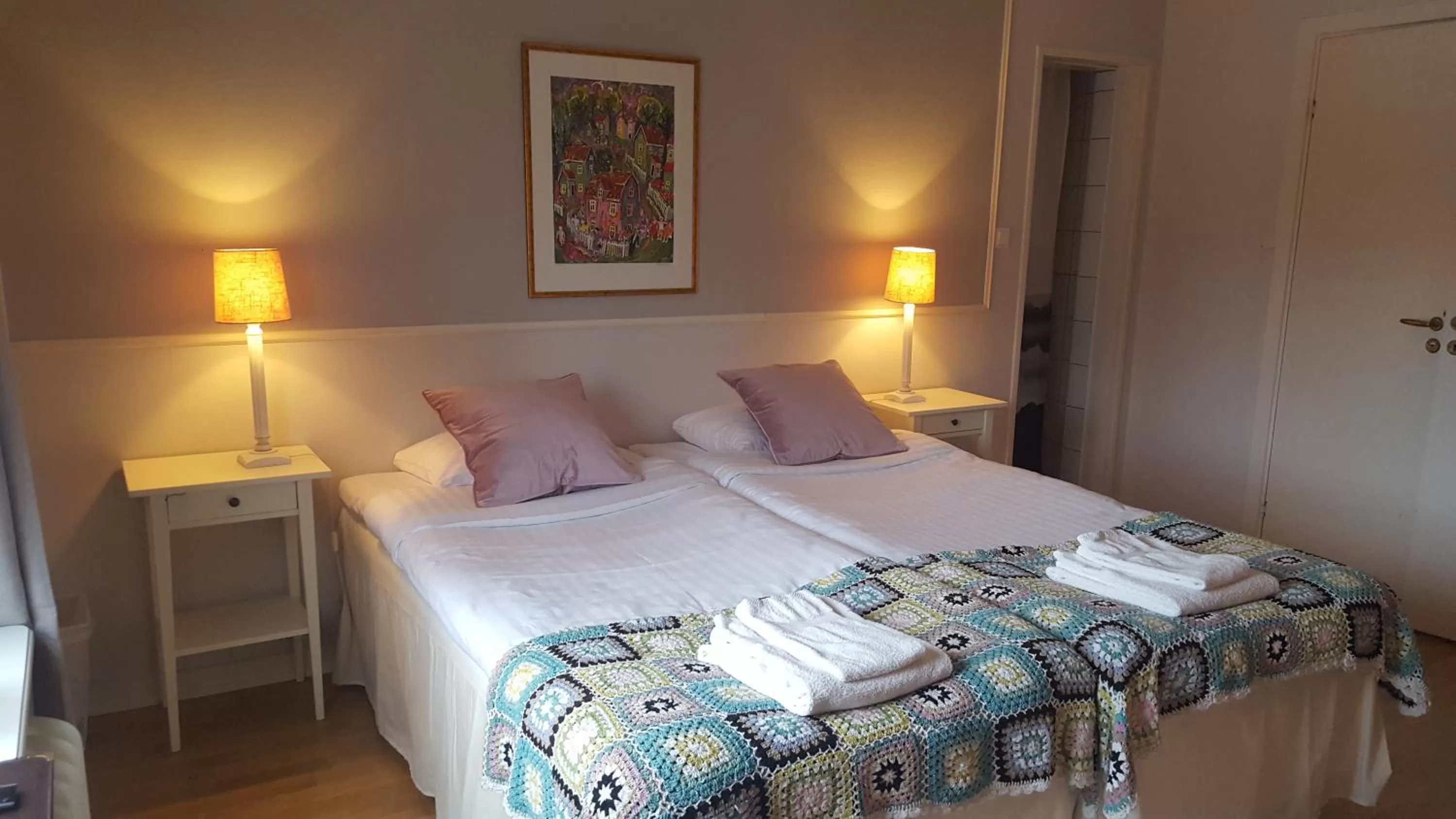 Photo of the whole room, Bed in Långshyttans Brukshotell