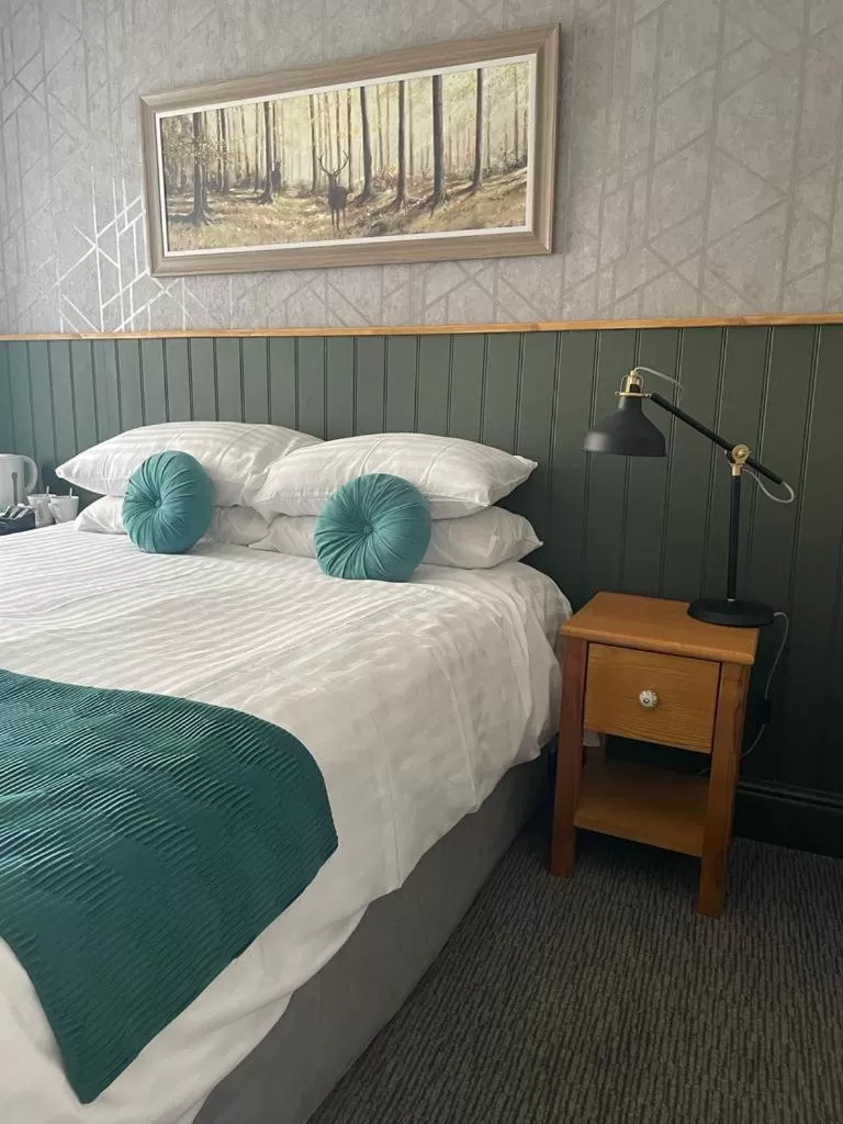 Bed in Black Bull Hotel