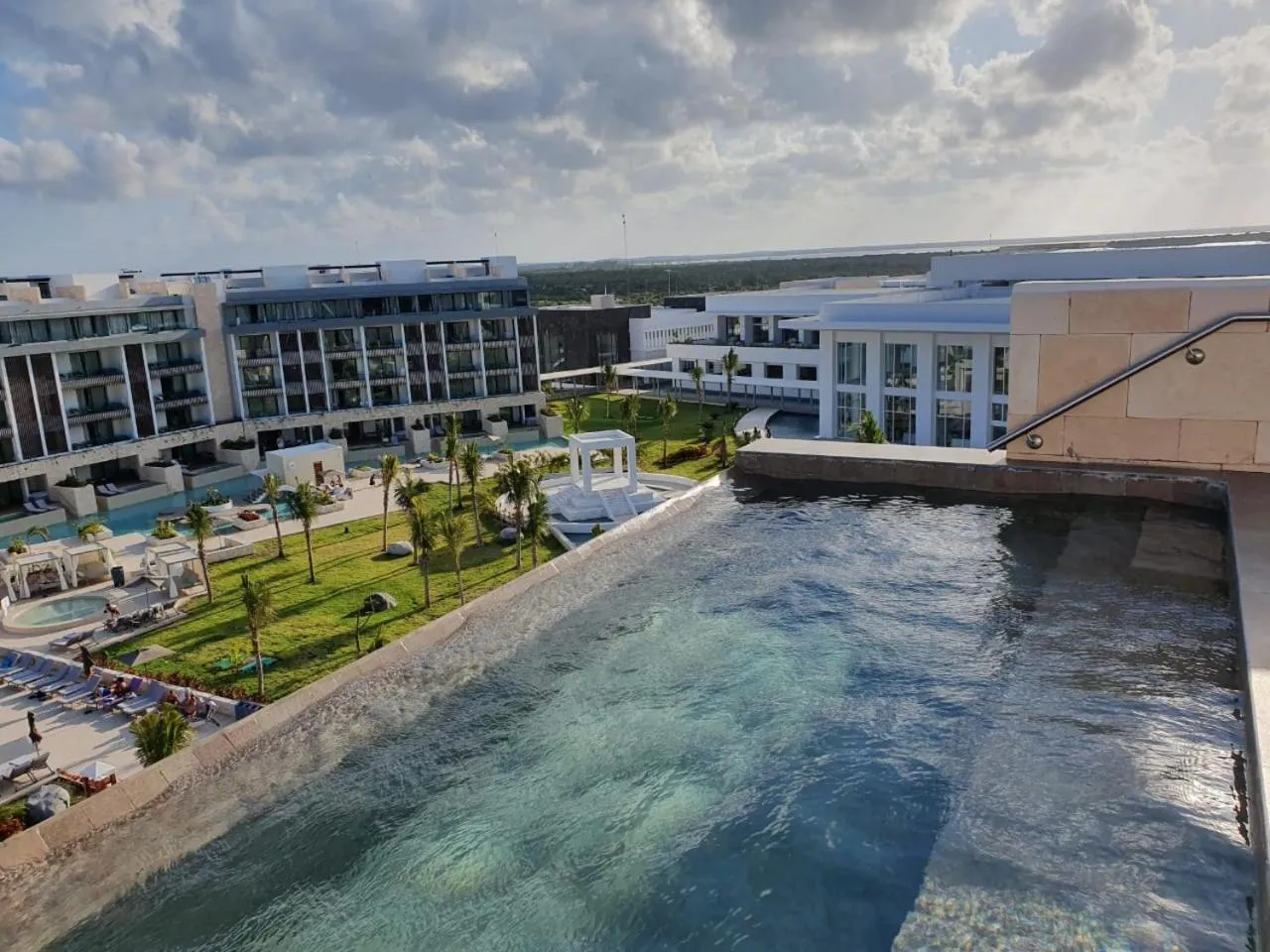 Pool view in Majestic Elegance Costa Mujeres - All Inclusive