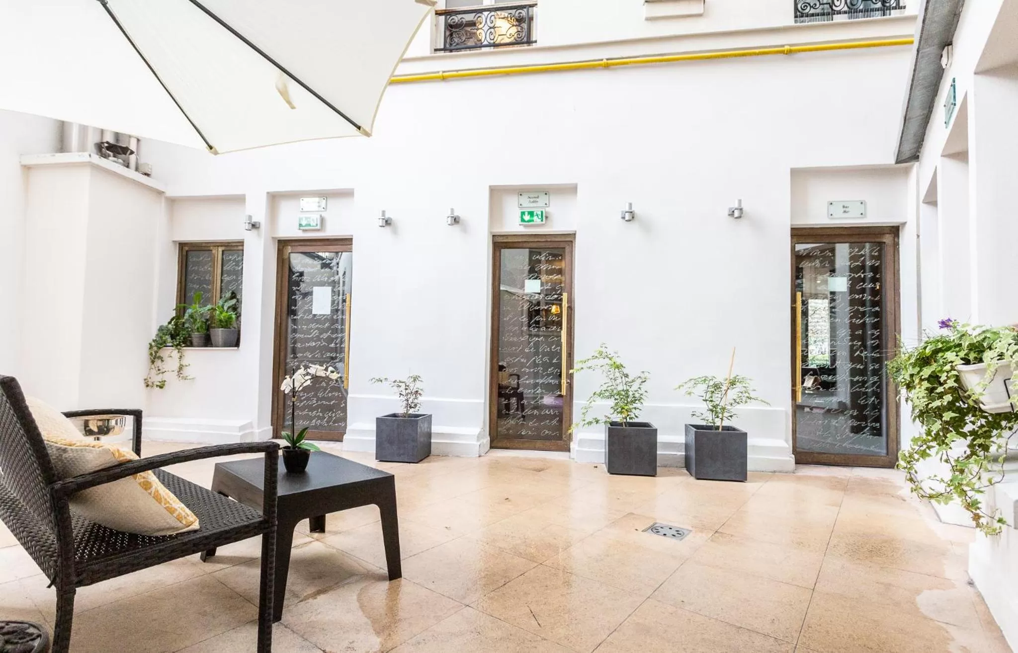 Patio in Villa Lutèce Port Royal