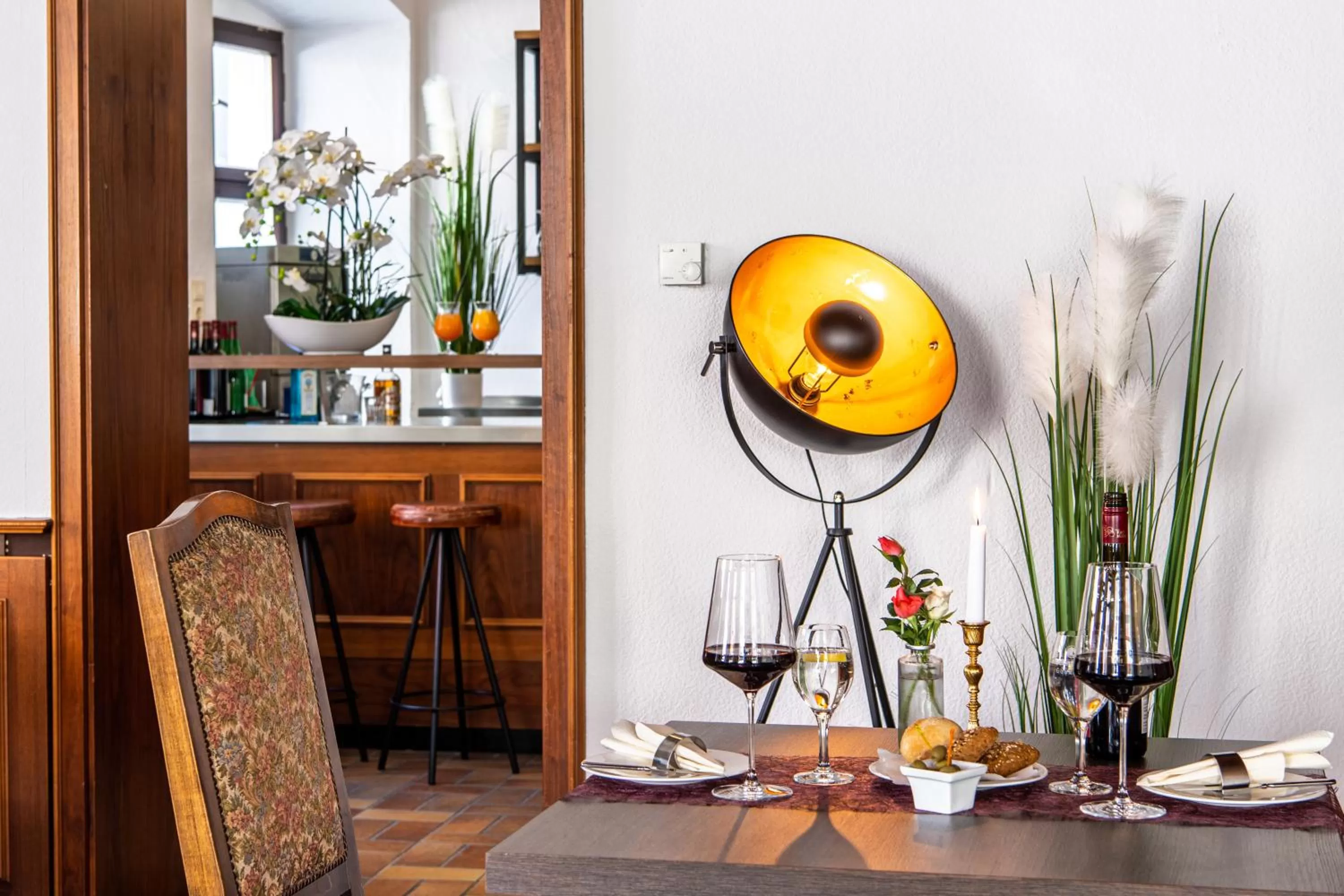 Restaurant/places to eat in Romantica Hotel Blauer Hecht