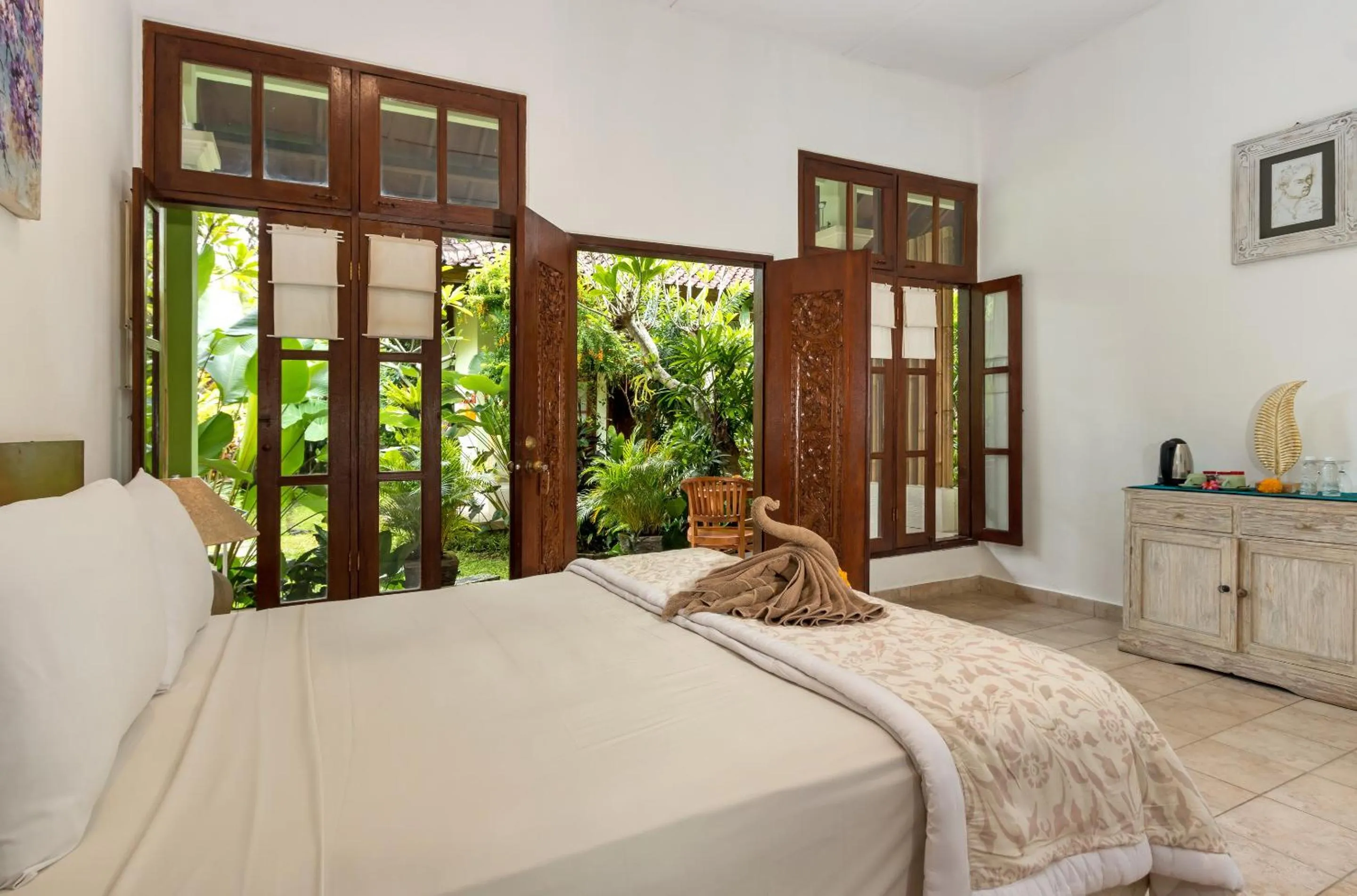 Bed in Padma Ubud Retreat