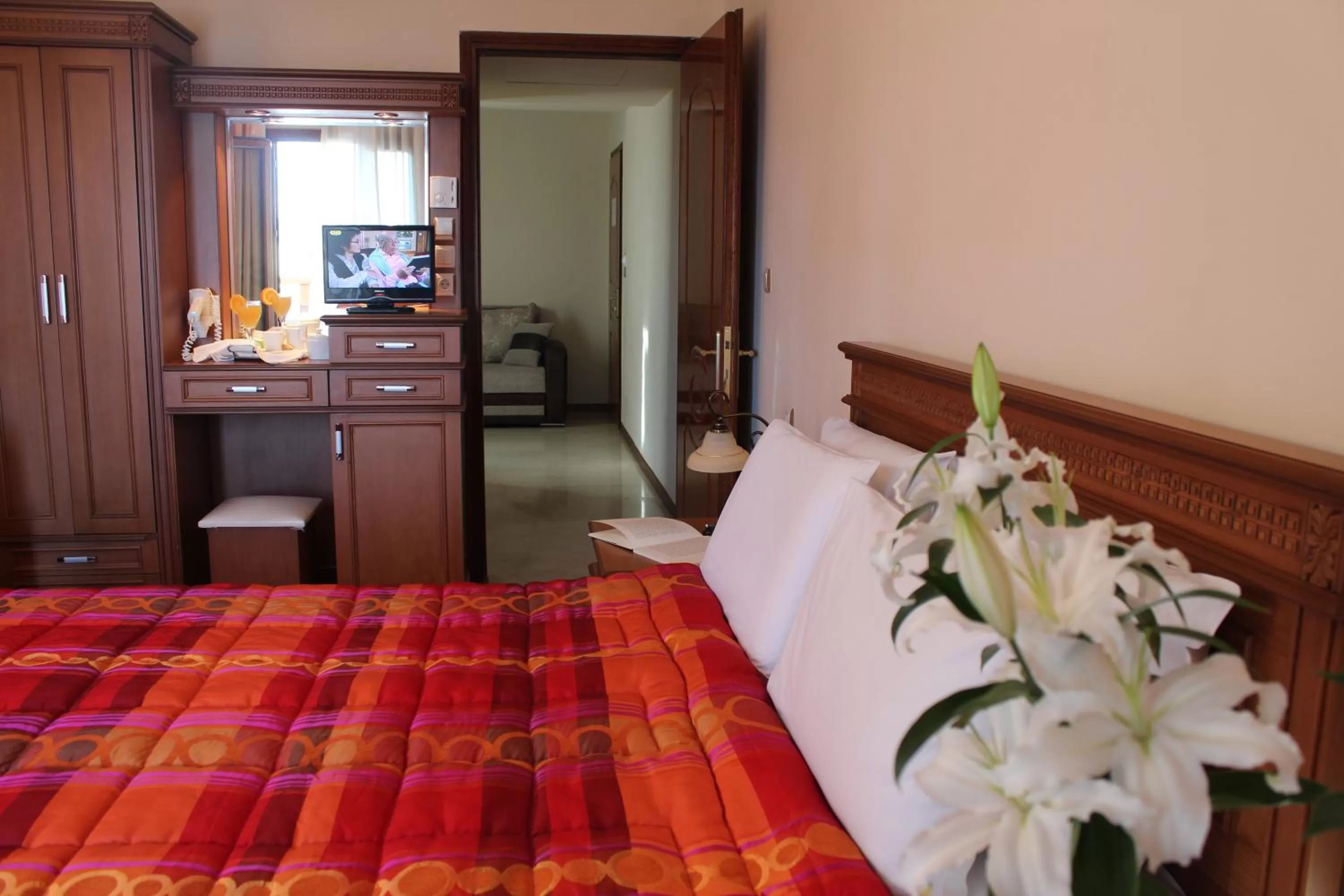 Bed in Famissi Hotel