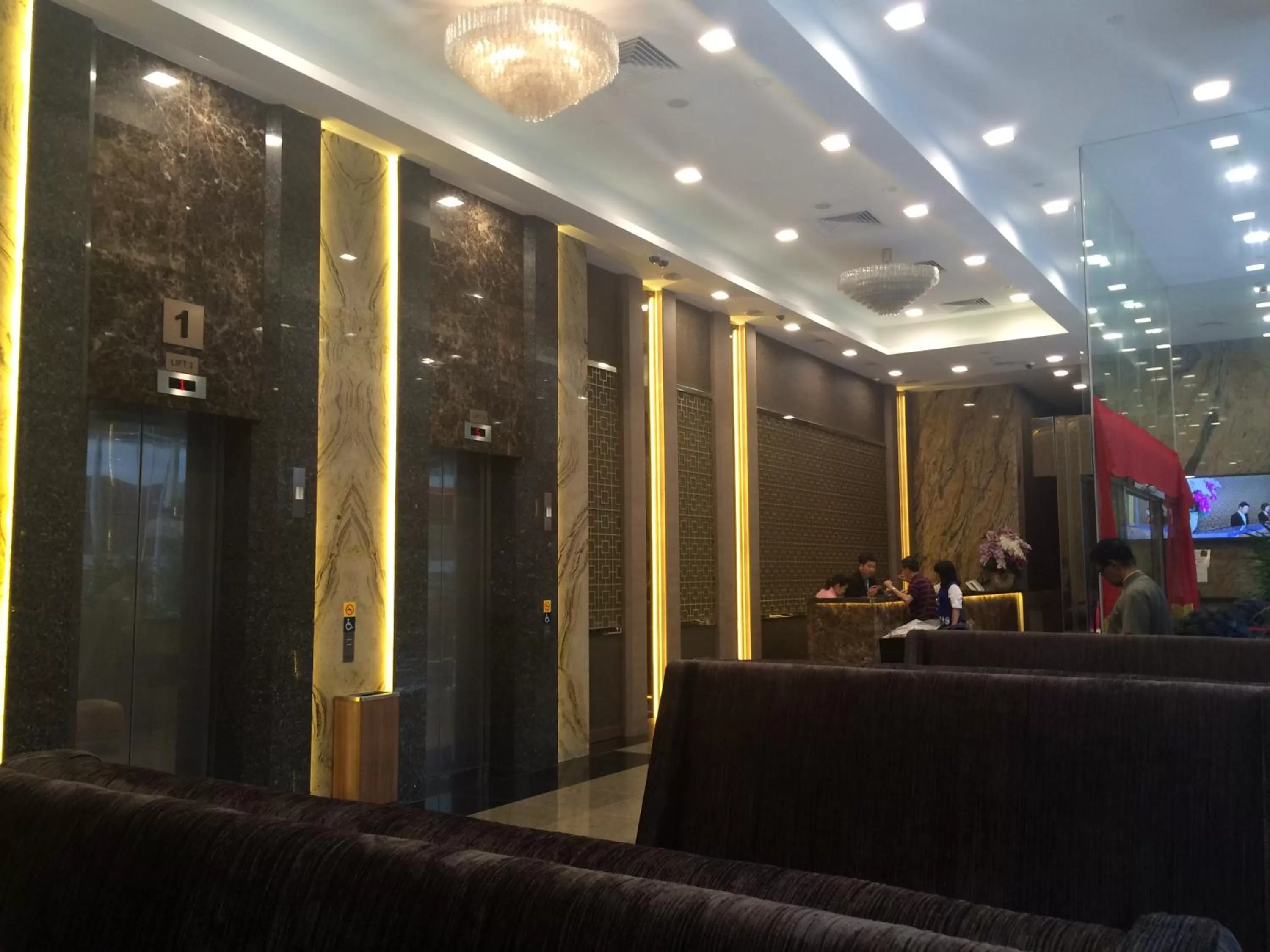 group of guests in Hotel Grand Central