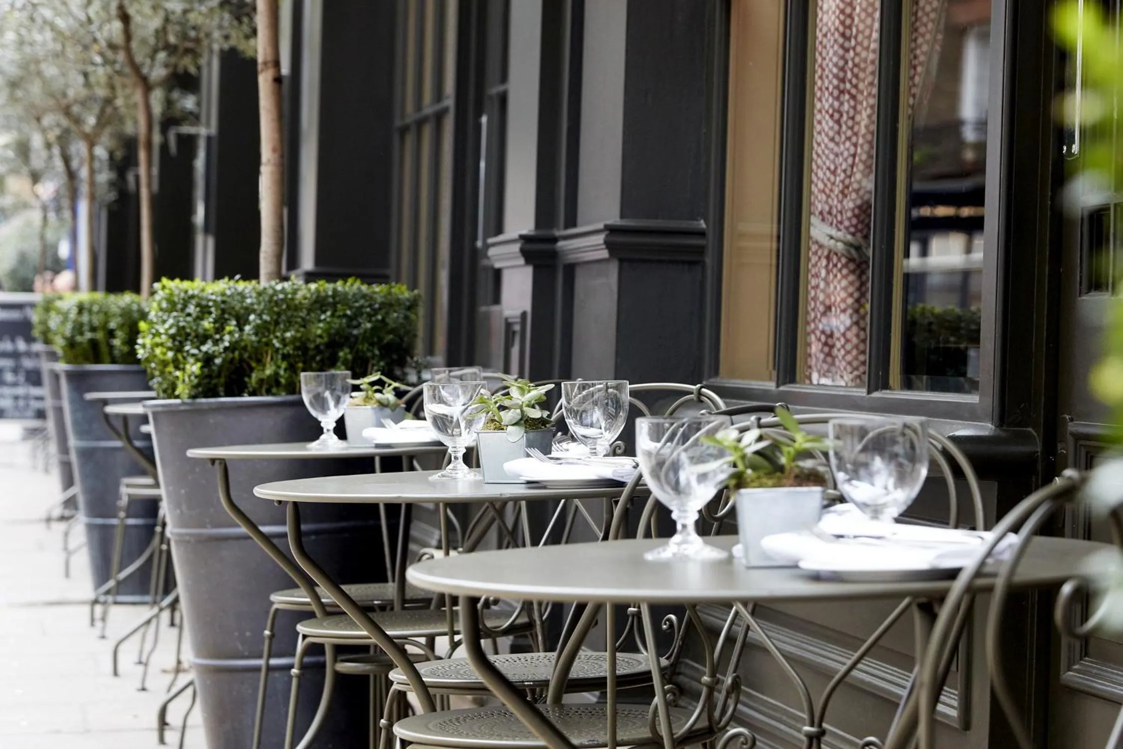 Patio in Covent Garden Hotel, Firmdale Hotels