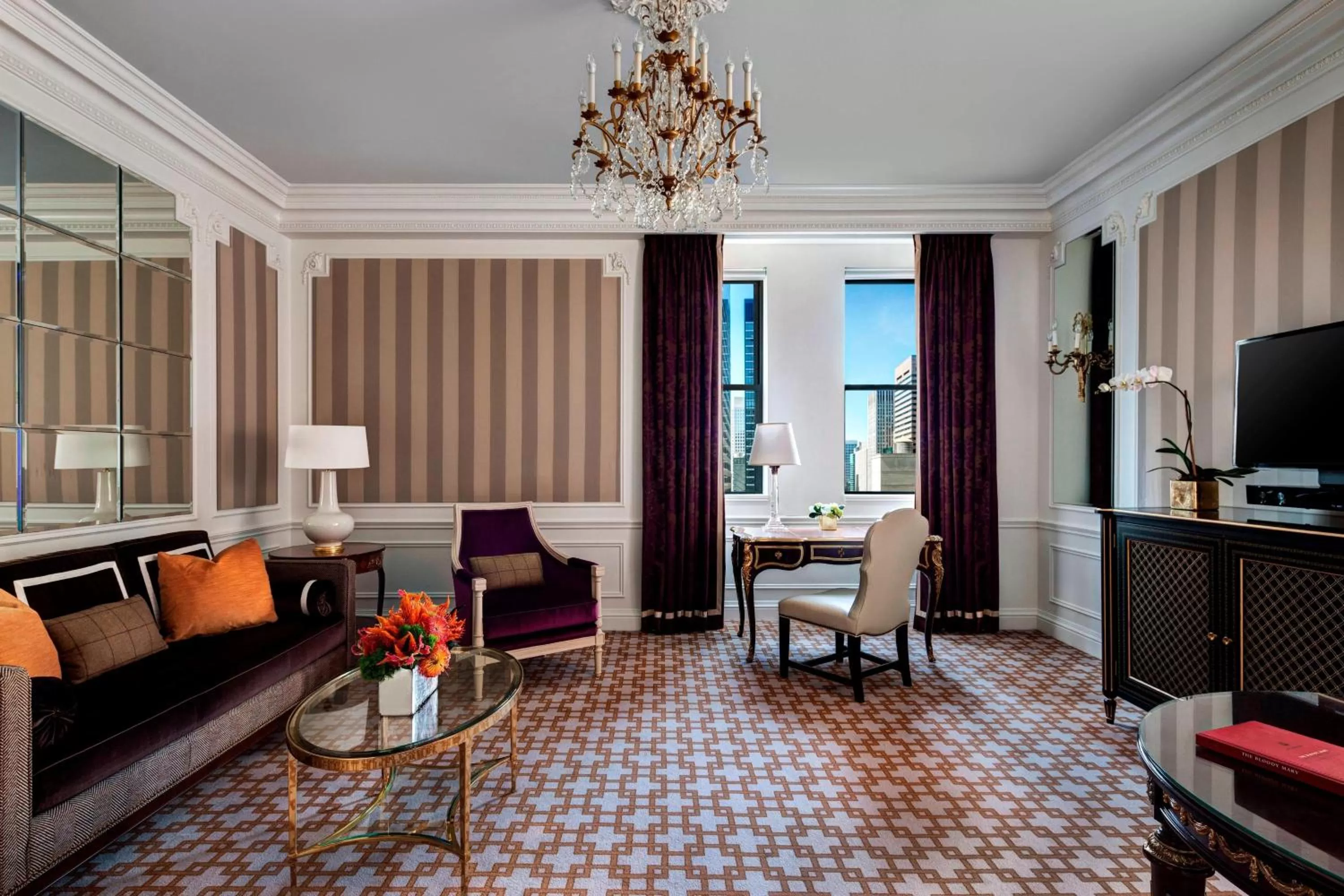 Living room in The St. Regis New York
