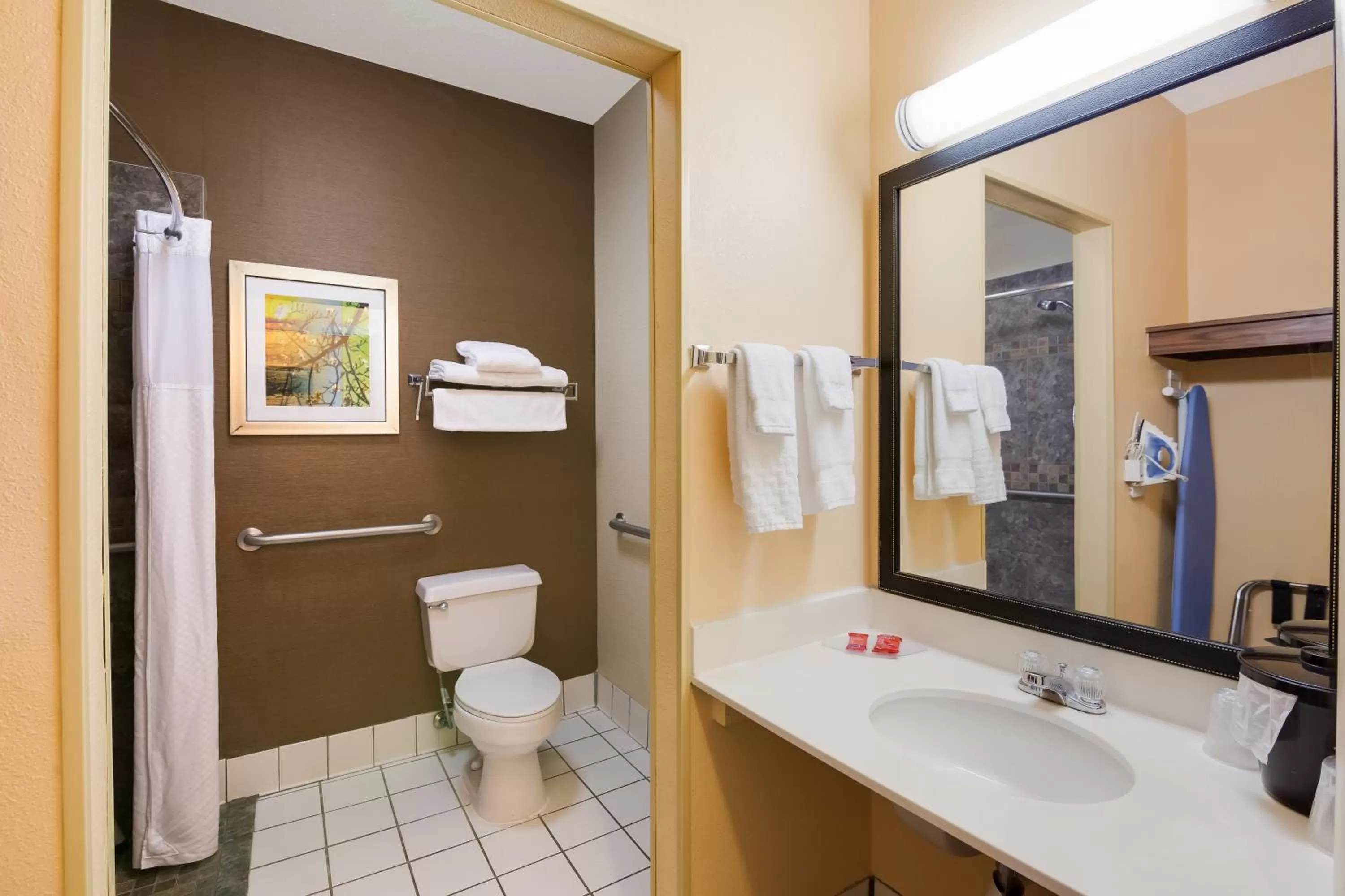 Bathroom in AmericInn by Wyndham Minot