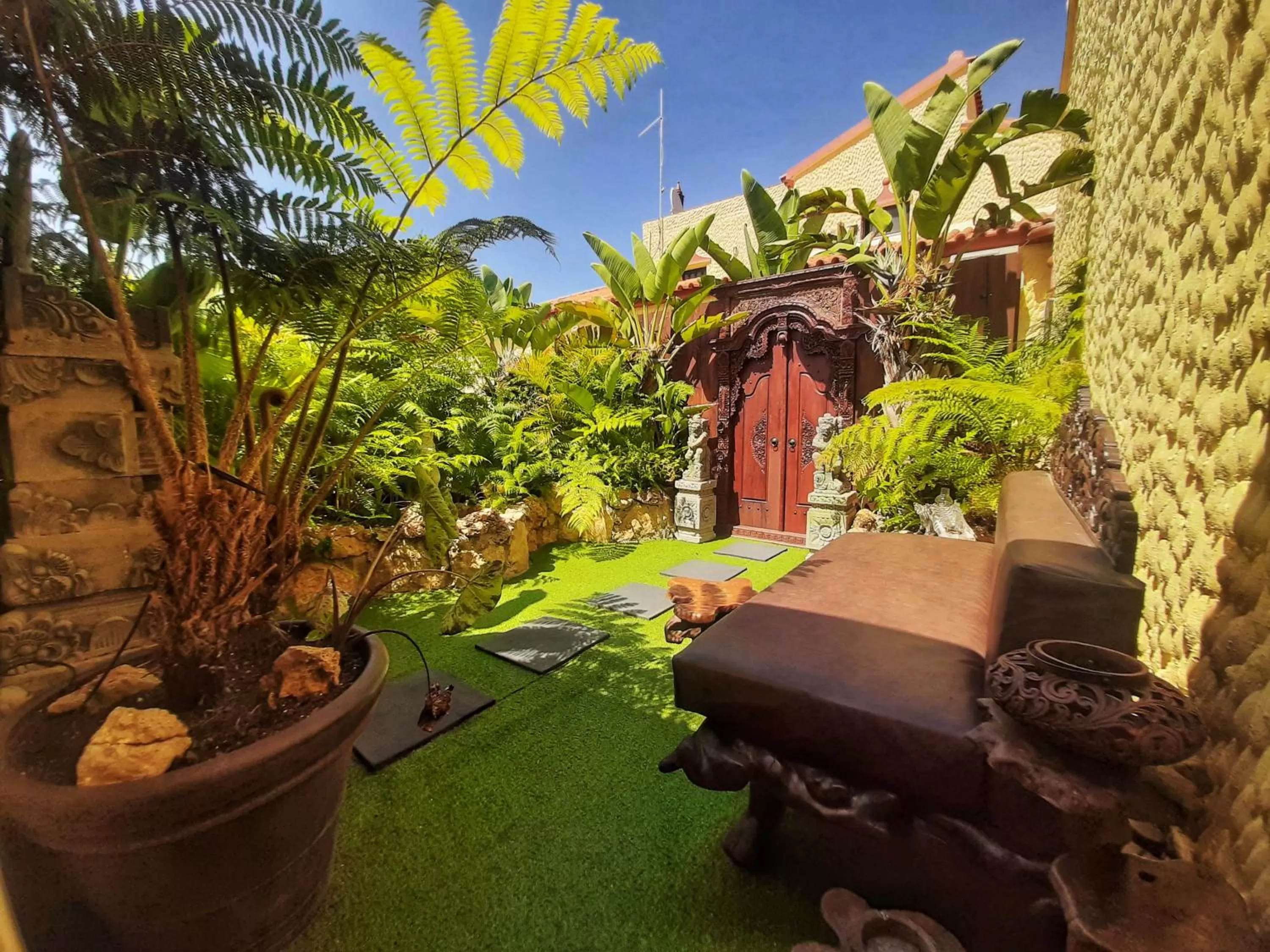 Garden in Villa Paraiso - Naturism Optional Adults Only