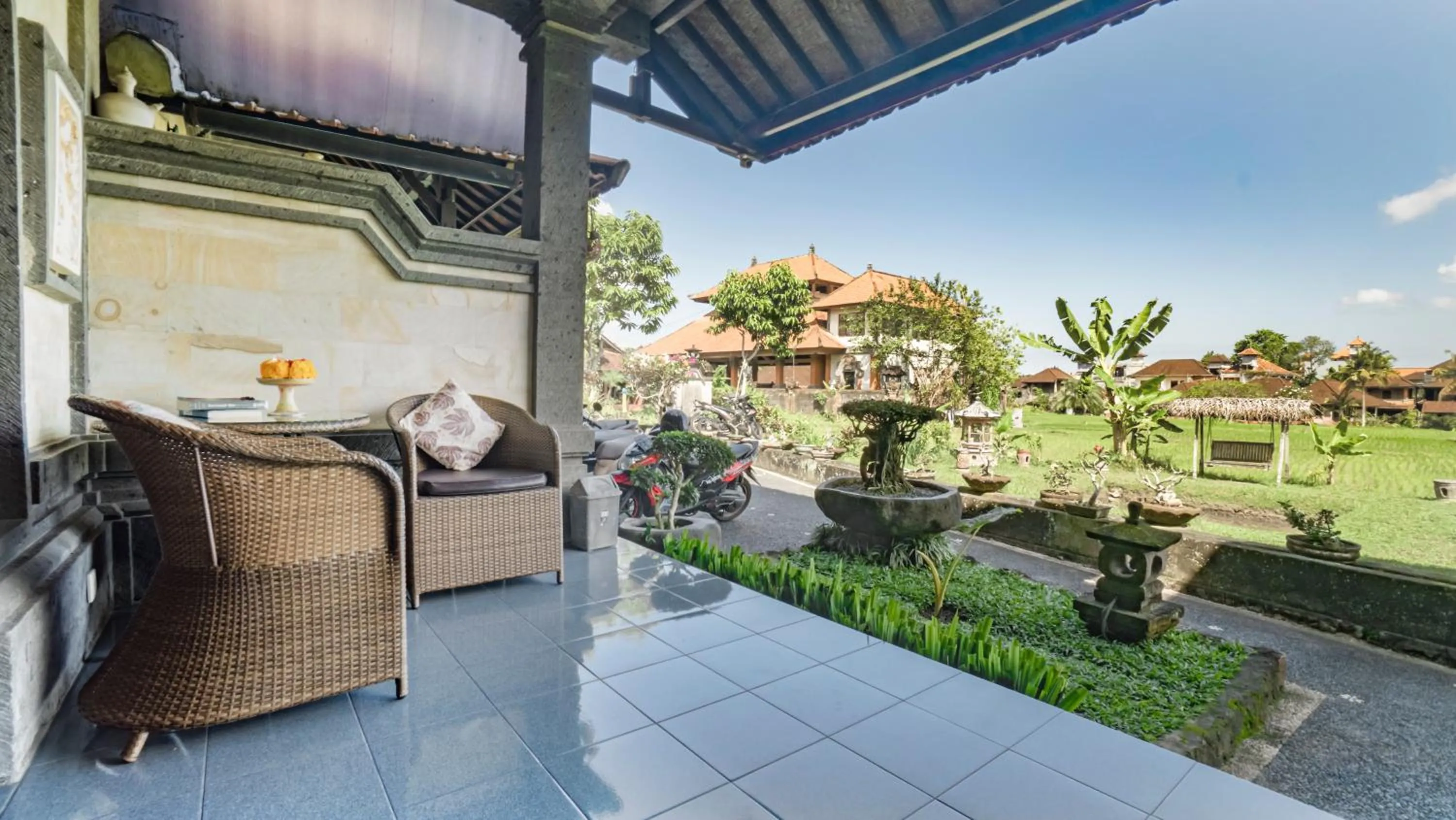 Patio in Kun - Kun Guest House Ubud