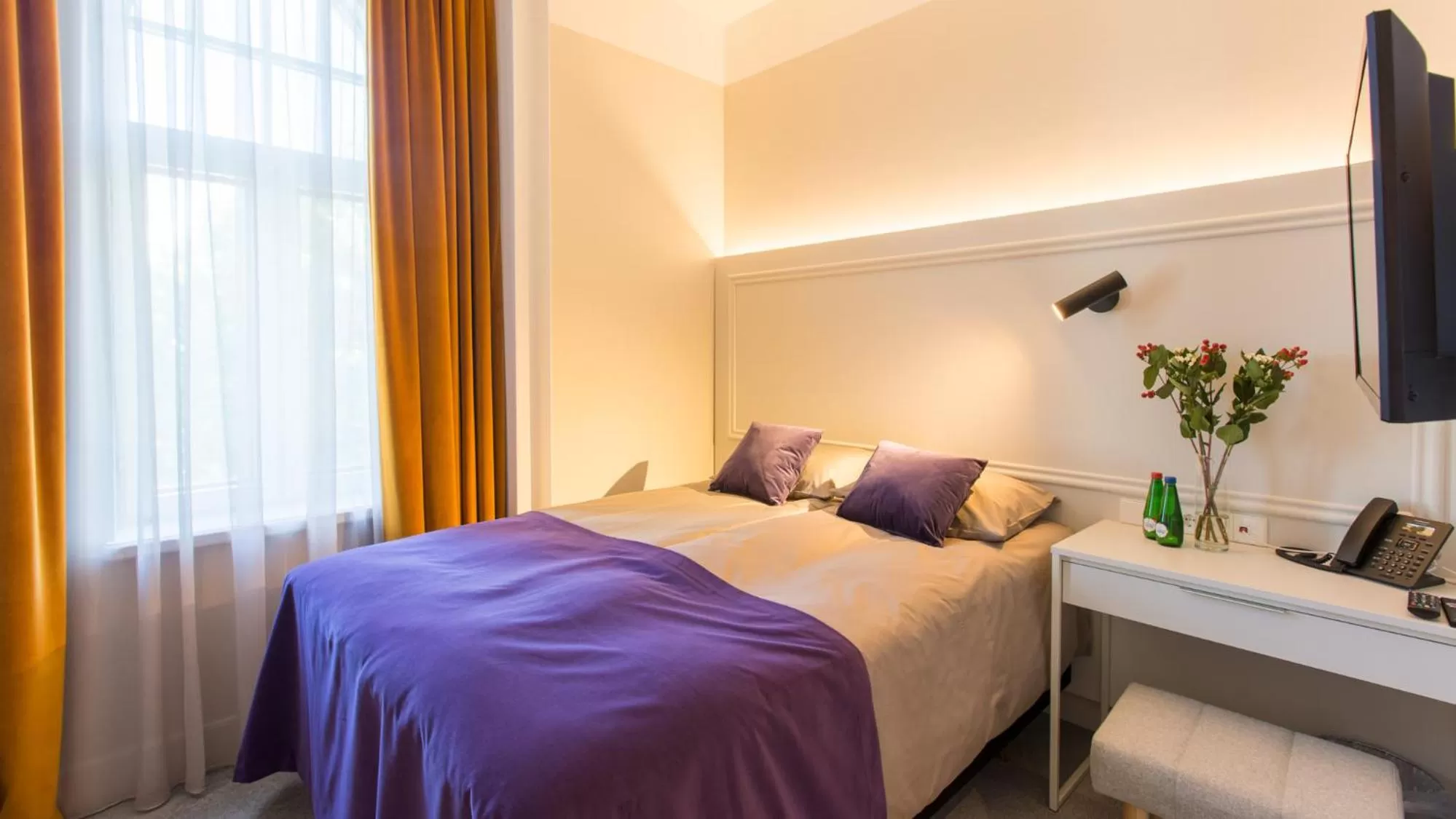 Bedroom, Bed in Park Hotel Viljandi