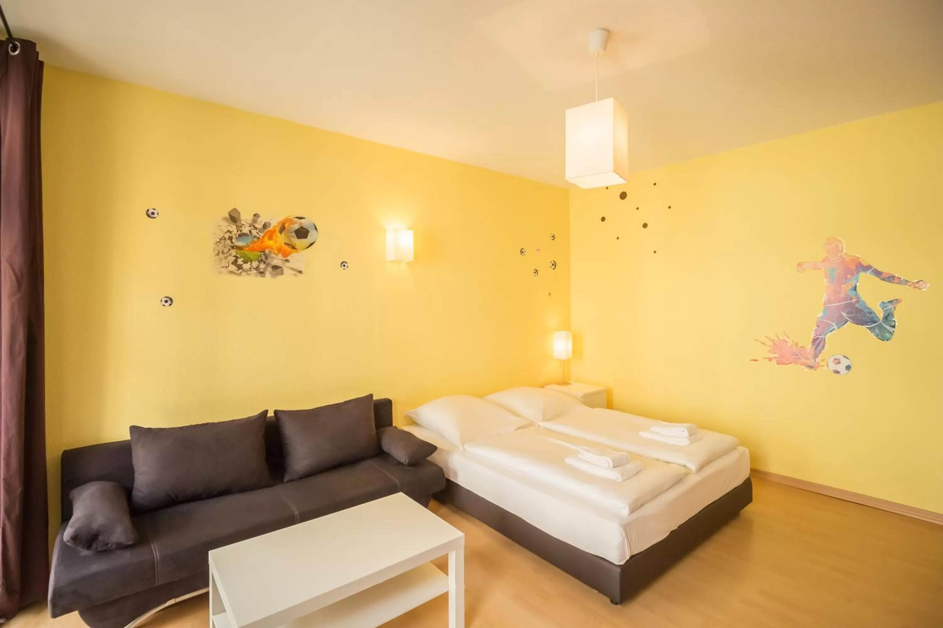 Decorative detail, Bed in Hotel Markgraf Leipzig