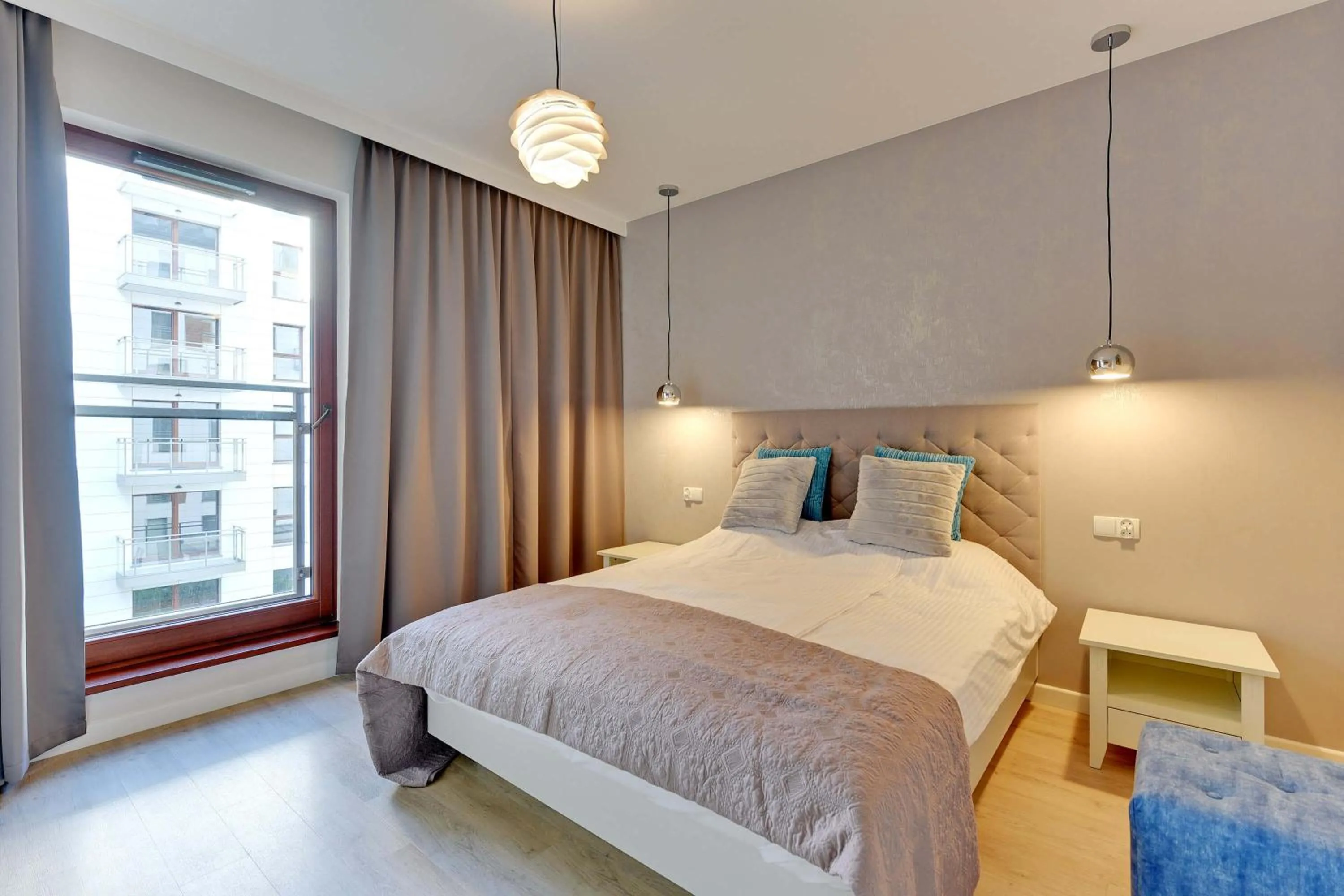 Bedroom, Bed in GRANO APARTMENTS Gdańsk Motława SPA & Wellness