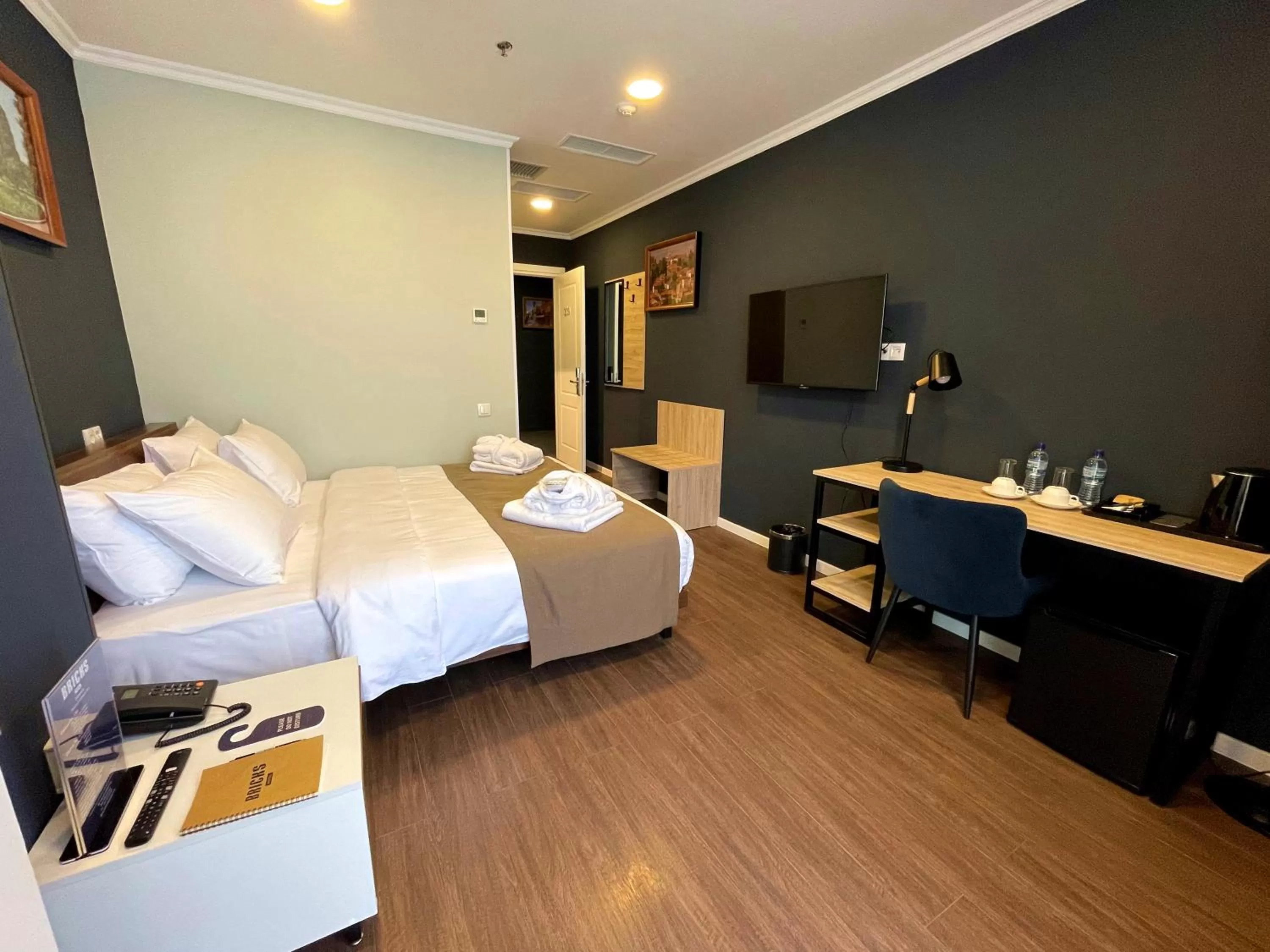 Bed in Bricks Hotel Tbilisi