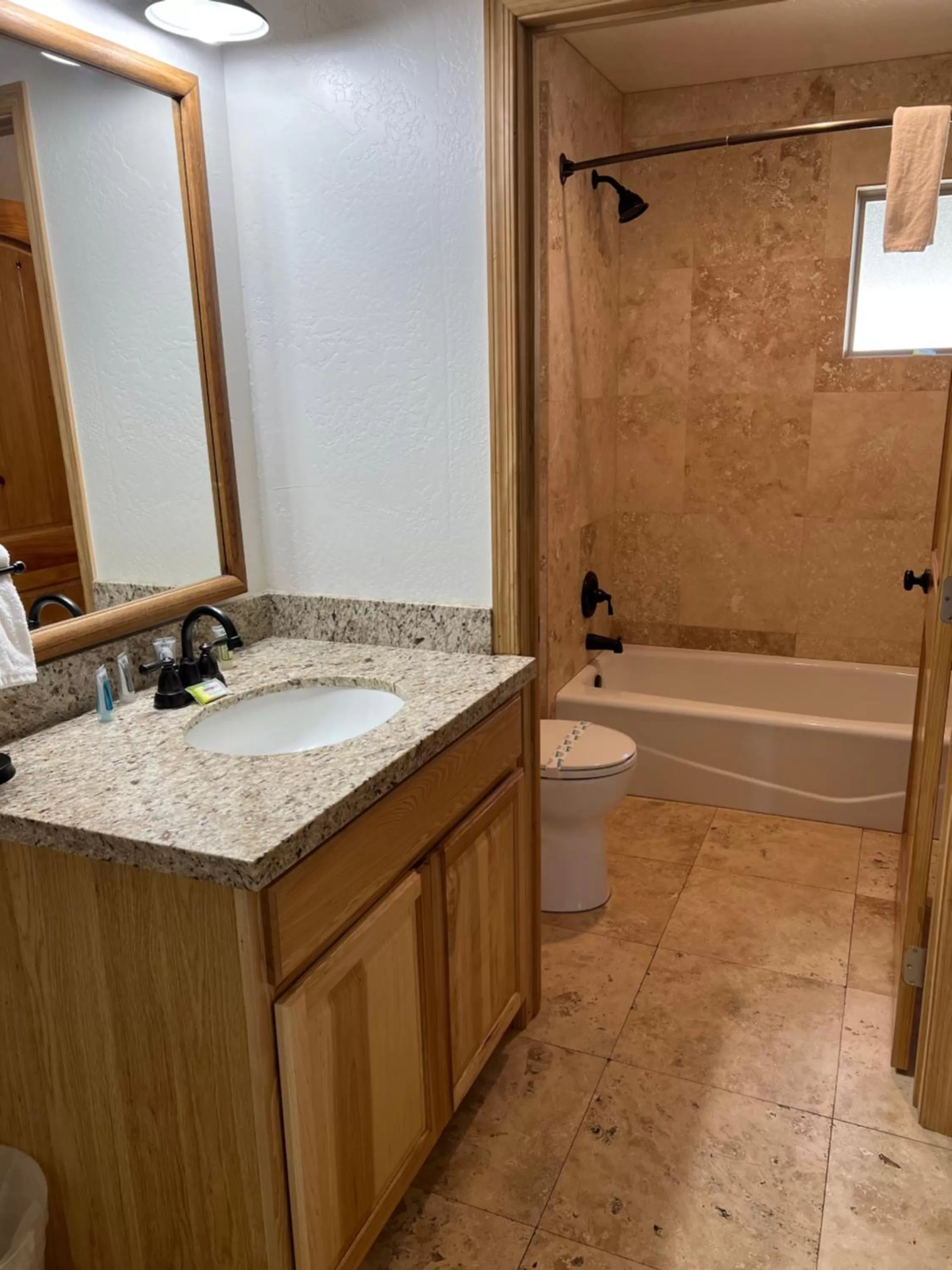 Bathroom in TimberLodge Inn