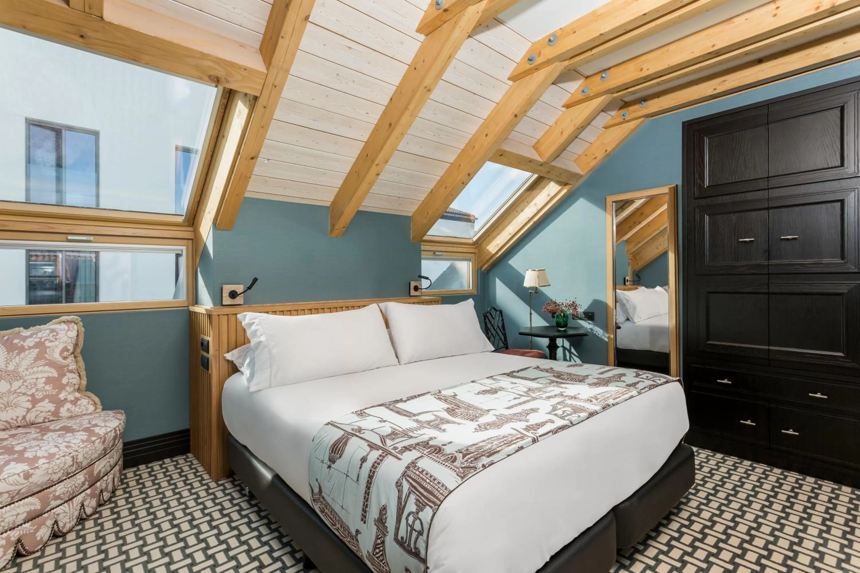 Bed in Room Mate Collection Alba, Madrid