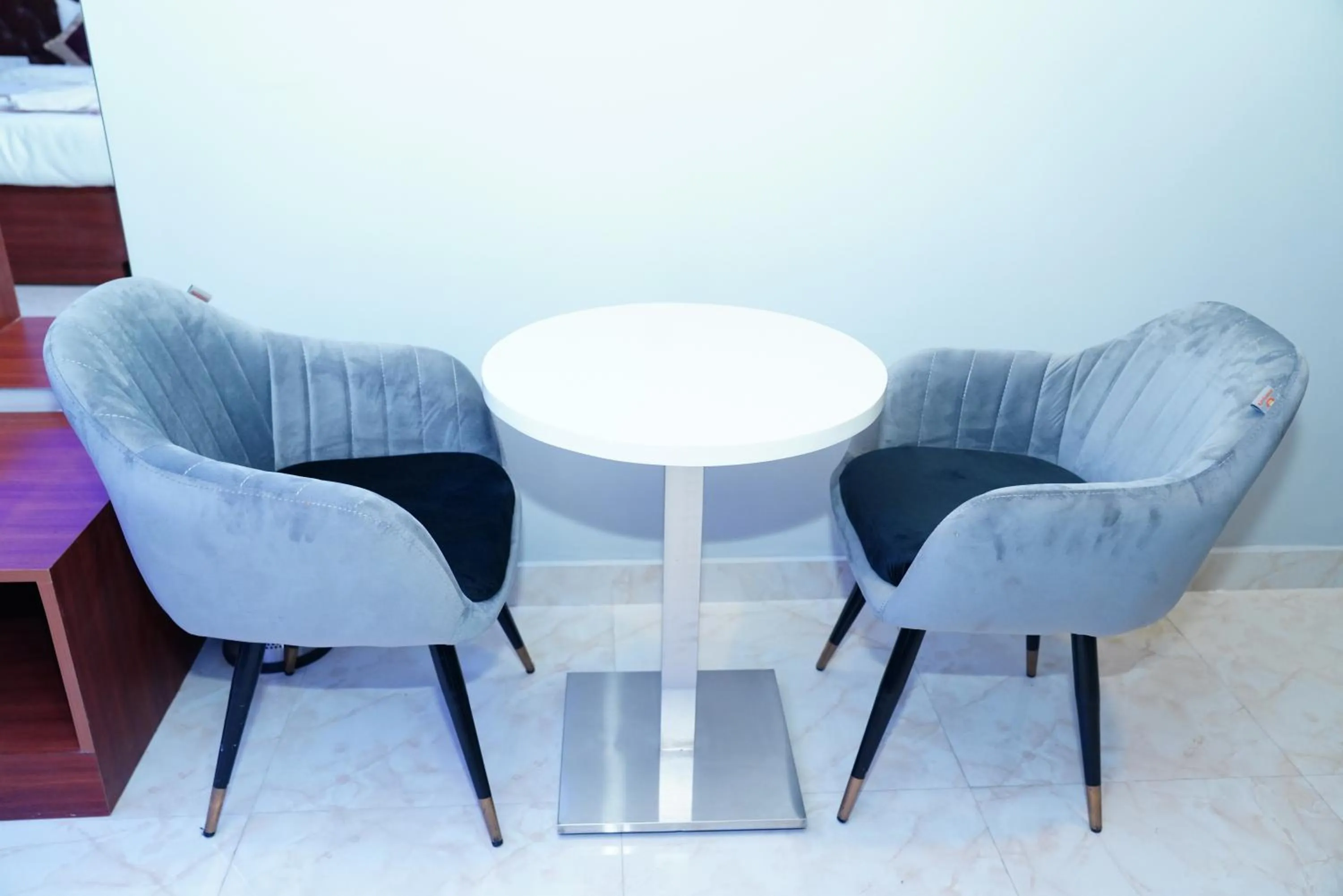 Seating area in ExpoMart Inn