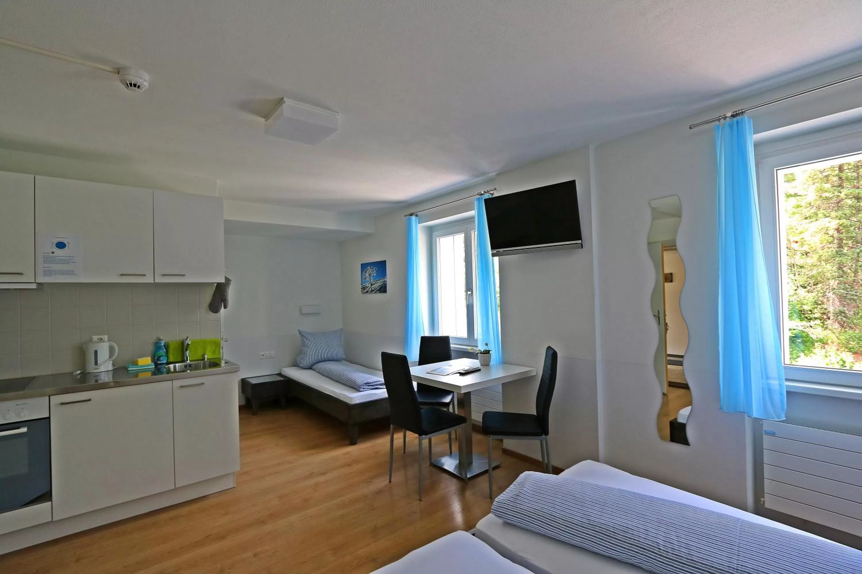 Bed in b&b River Inn