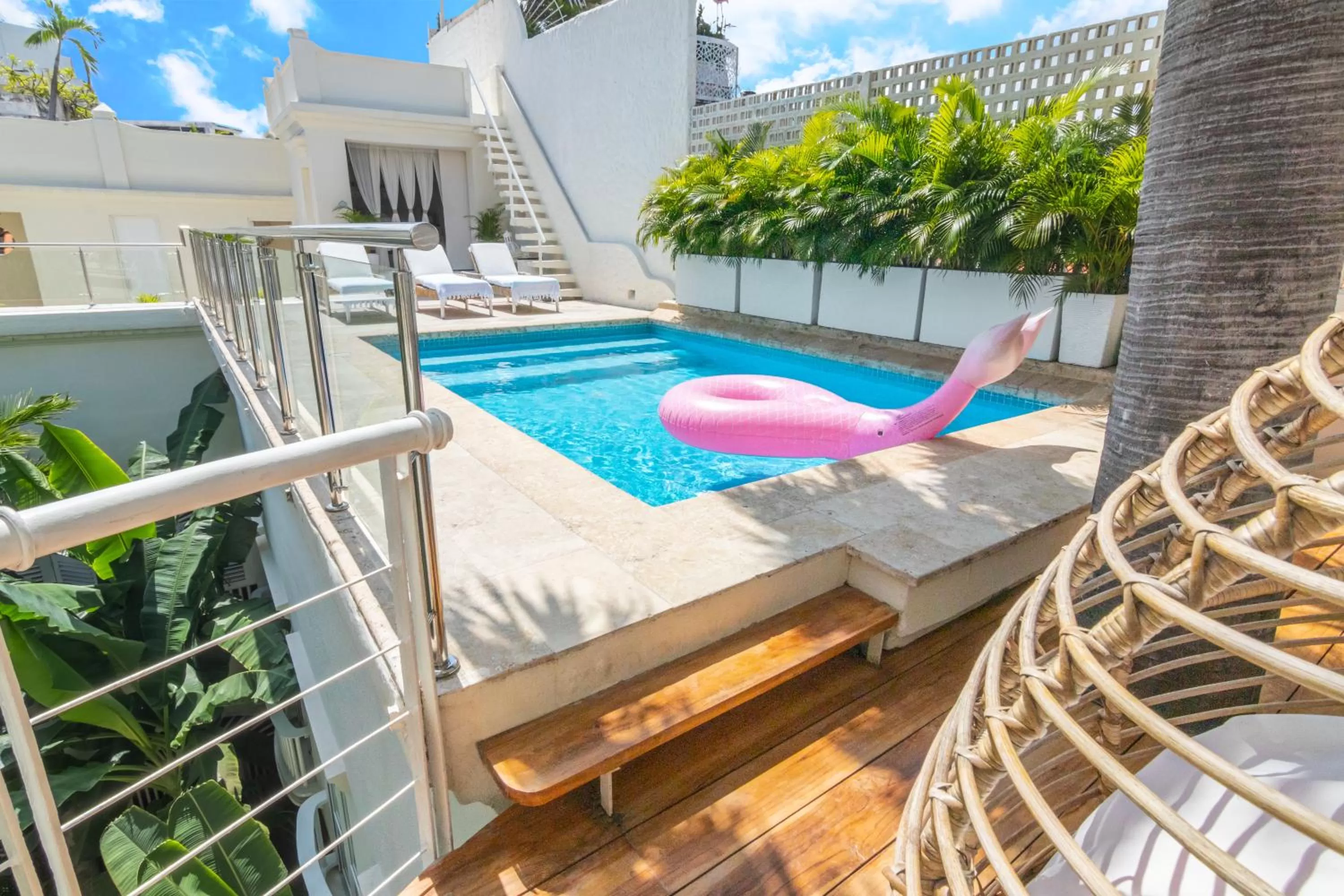Swimming pool in Casa Diluca Cartagena Hotel Boutique