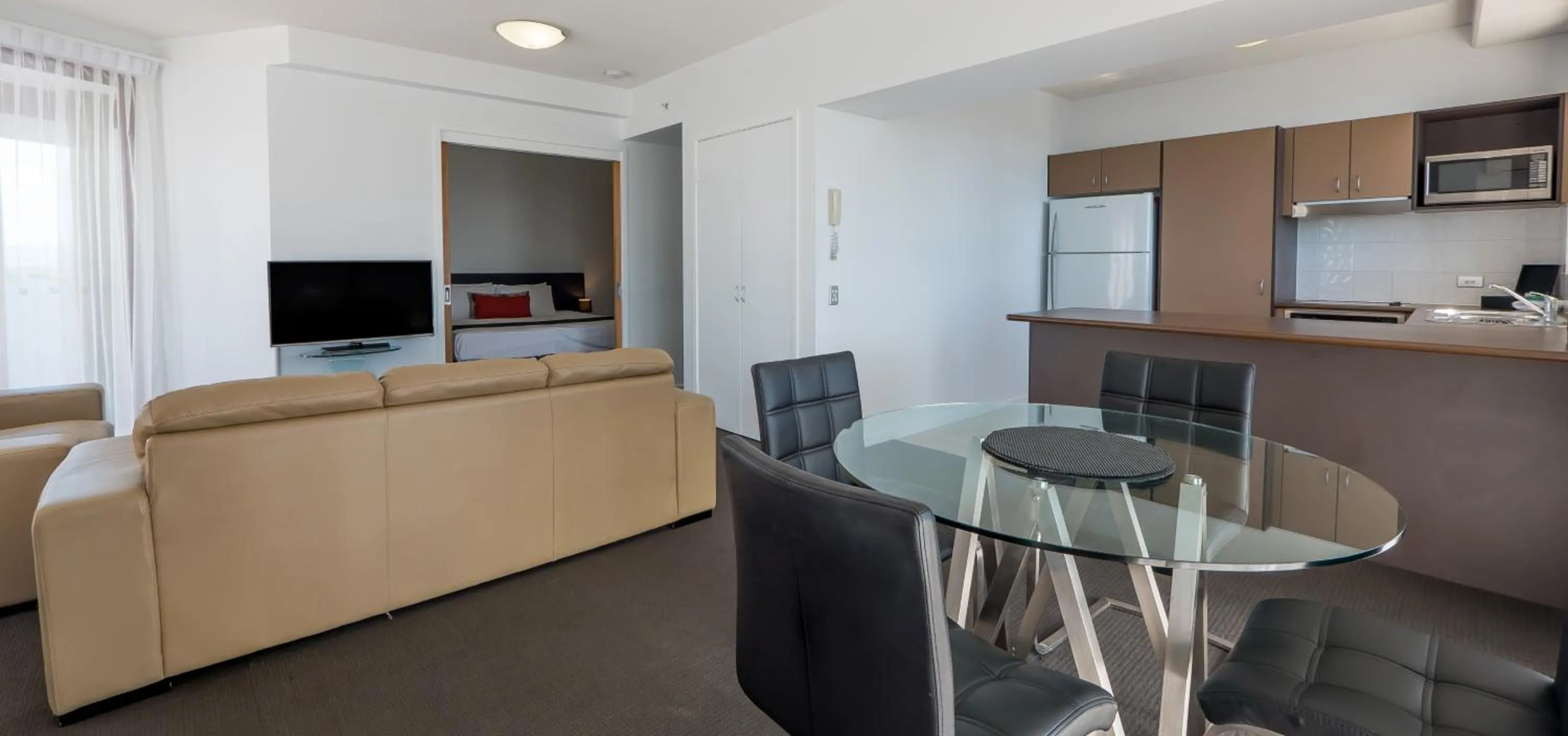 Living room in Broadbeach Savannah Resort