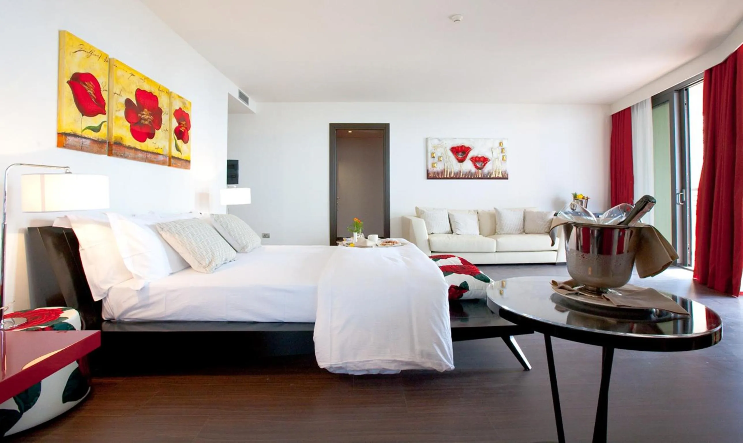 Bed in Laguna Palace Hotel Grado