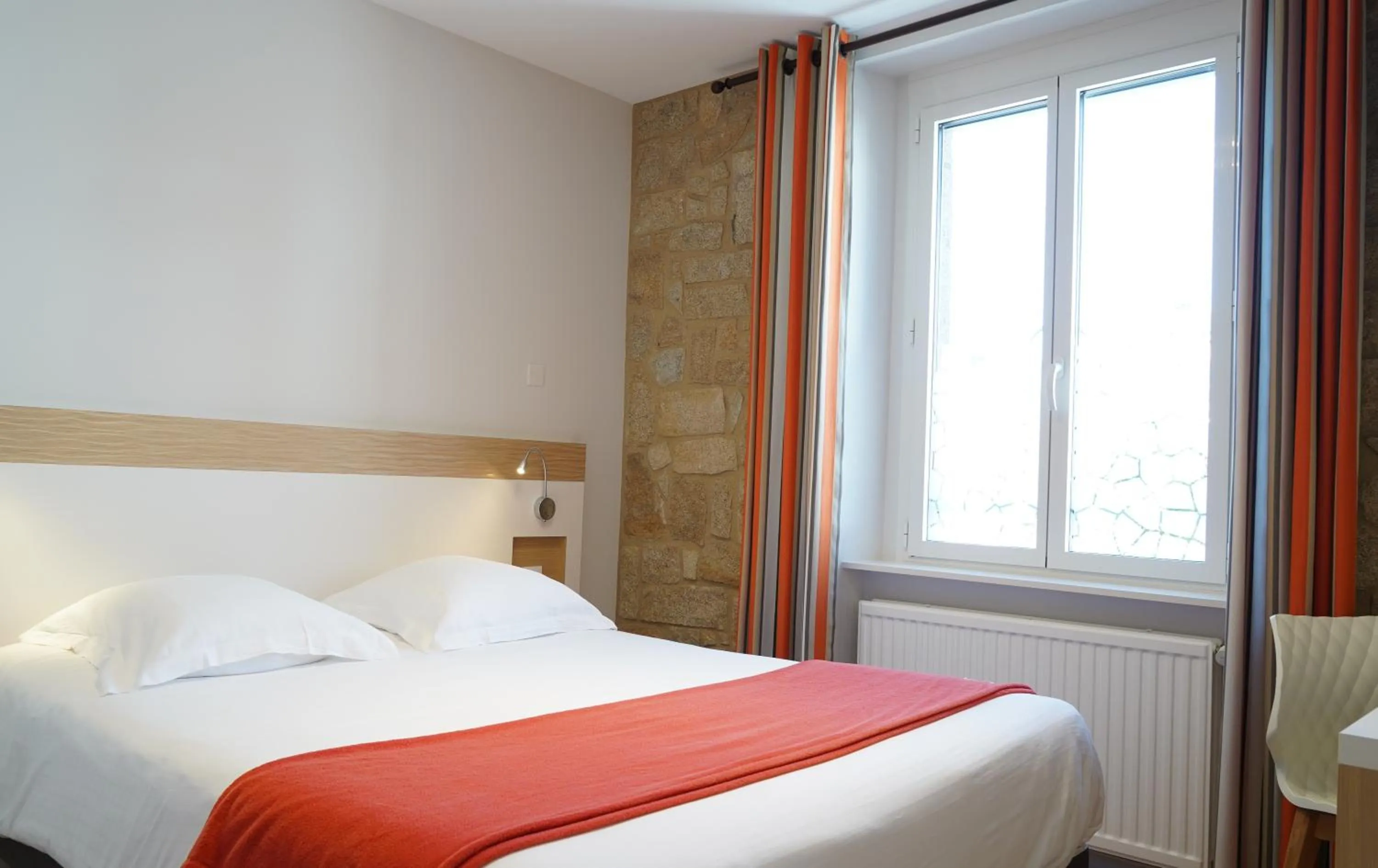 Photo of the whole room, Bed in Hôtel de Perros, The Originals Boutique